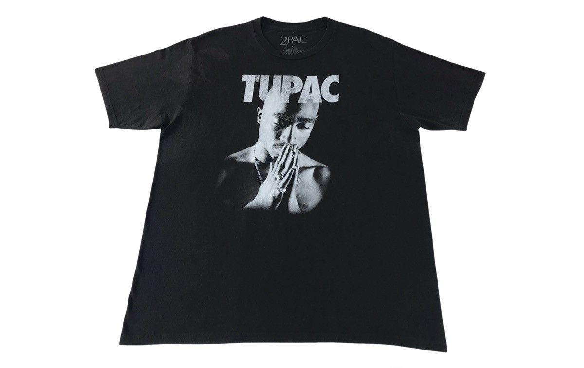 Rap Tees Hip Hop Tupac Shakur 2Pac Print Fashion Casual Rapper Tee Size US XL / EU 56 / 4 - 1 Thumbnail