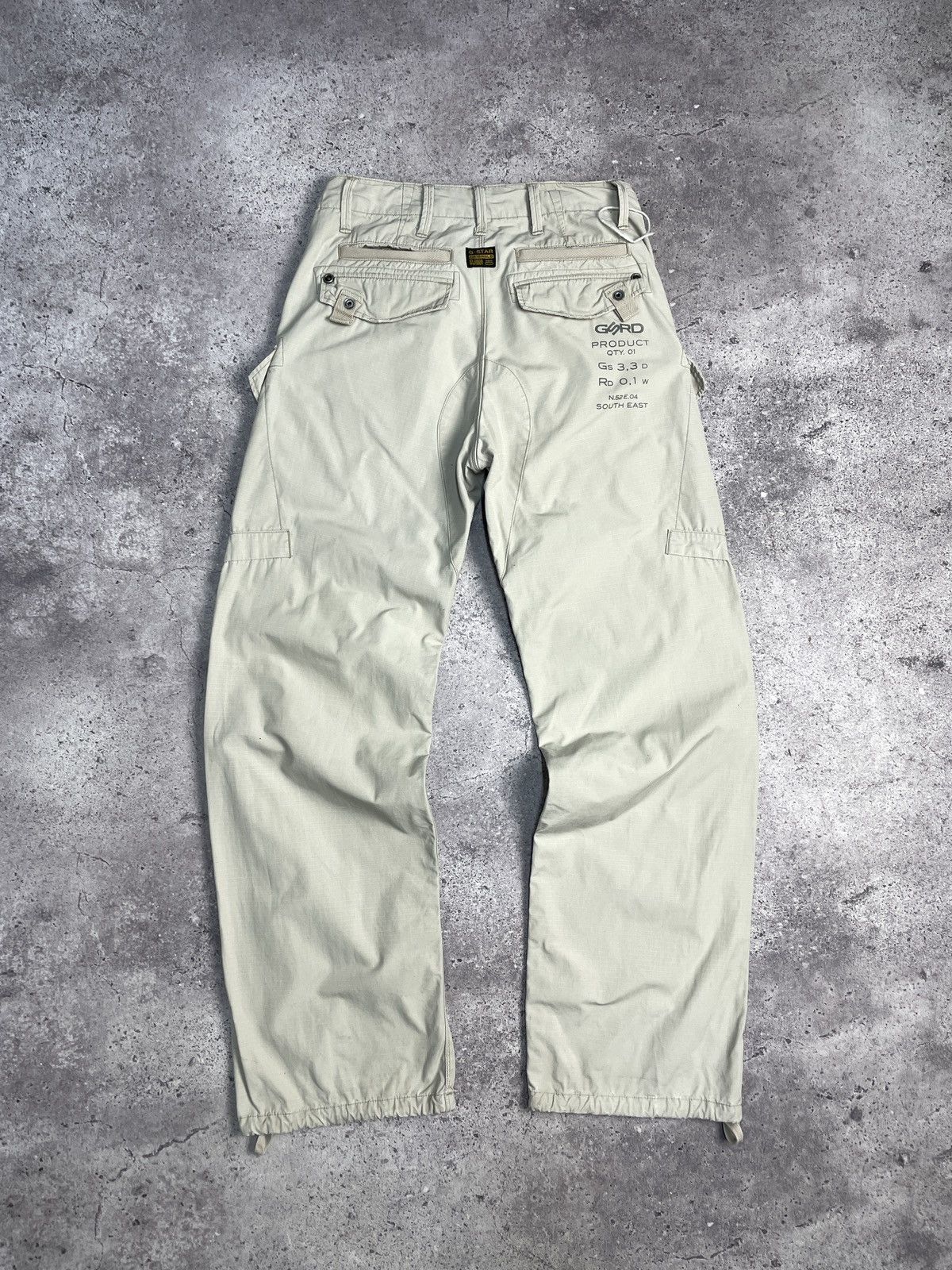 Vintage G-Star Raw Denim Jeans Embroidered Big Logo Y2K