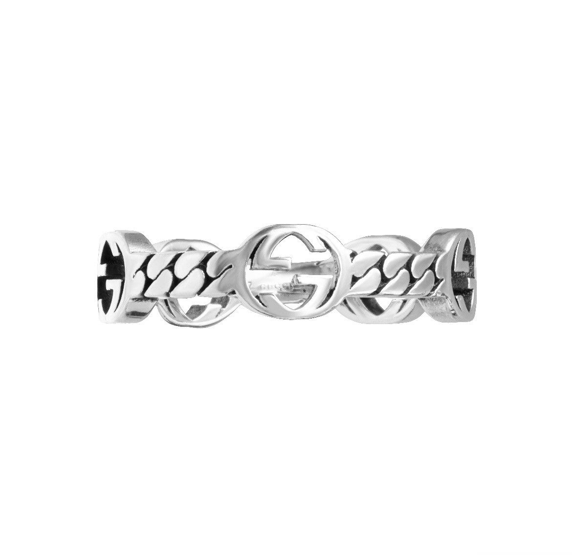 Gucci Gucci Interlocking G Ring Silver 925 Semi Shiny Size ONE SIZE - 1 Thumbnail