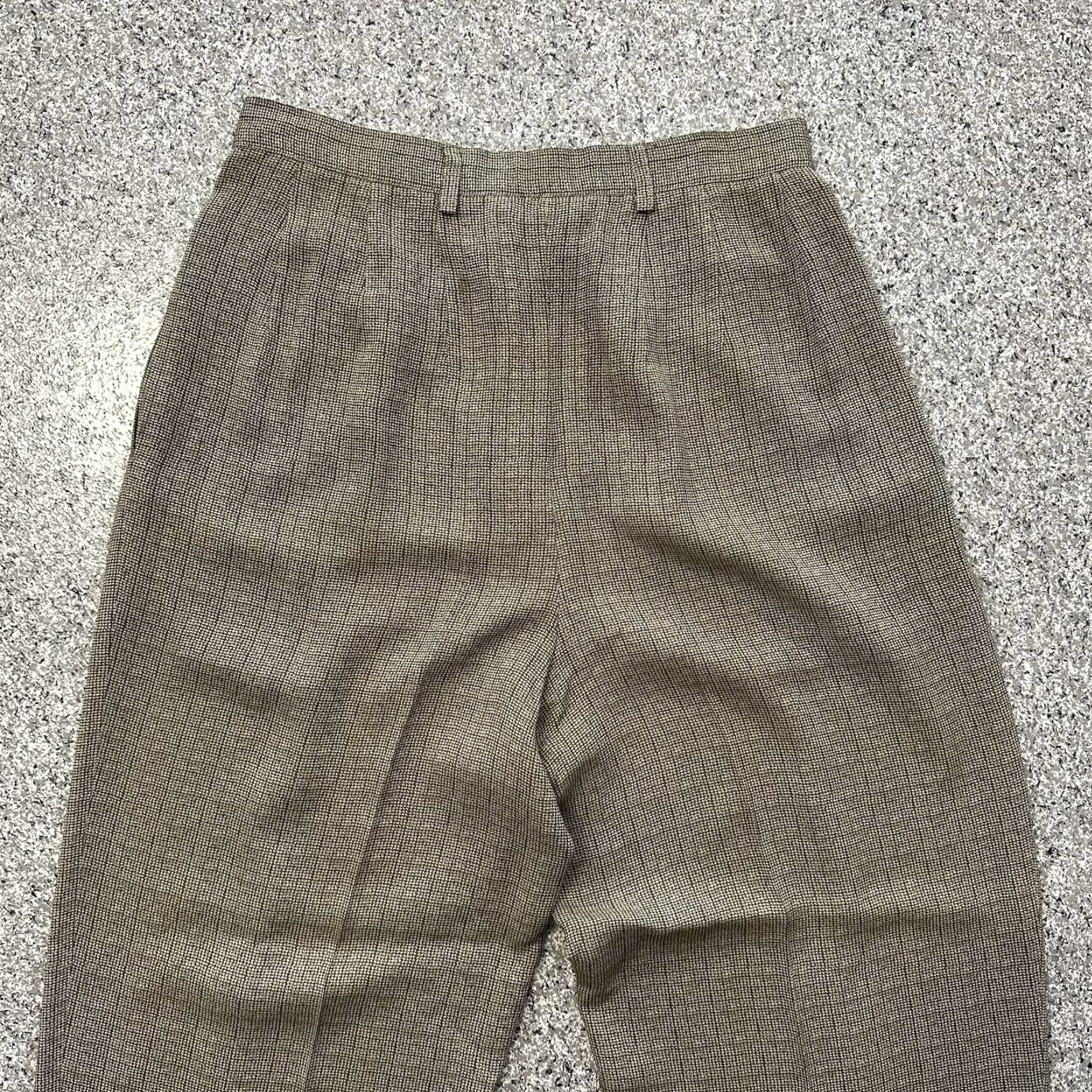 Anne Klein Anne Klein Dress Pants Womens 10 Houndstooth High Waist Pleated Flat Front Brown 90s Dress Pants Womens 10 Size 32" / US 10 / IT 46 - 5 Thumbnail