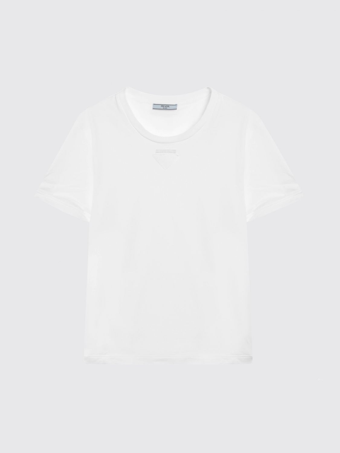 Prada Prada T-Shirt Woman White Size L / US 10 / IT 46 - 1 Preview