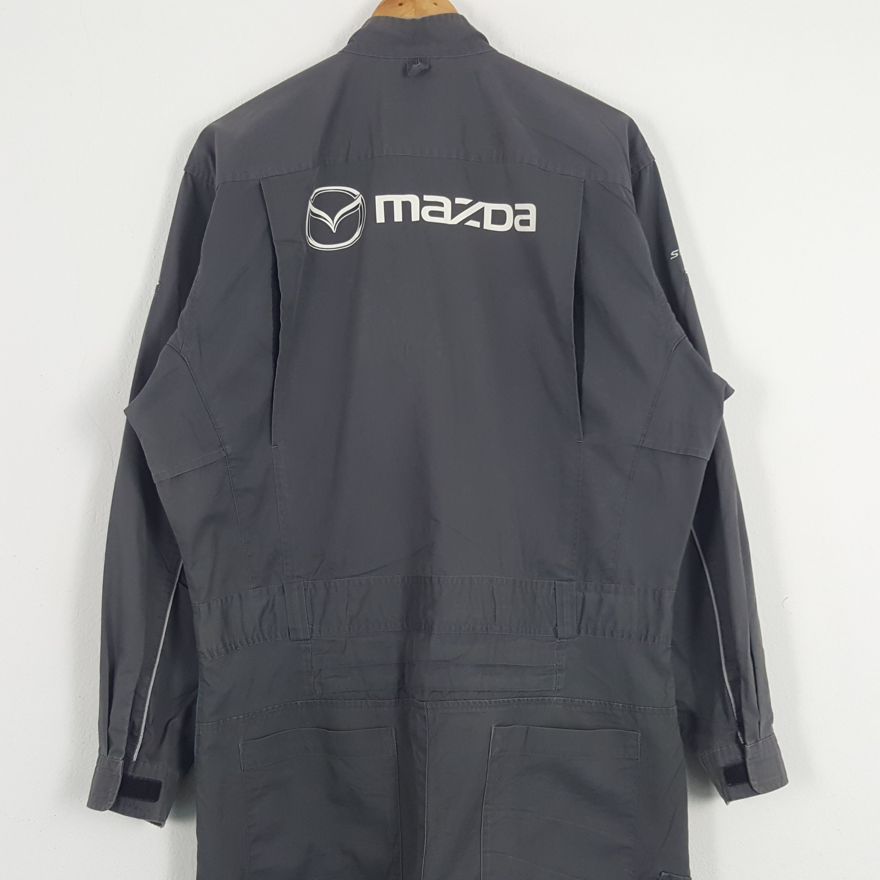 Japanese Brand × Vintage Vintage Mazda Japanese Rally Team Work Coverall Jacket Size US XL / EU 56 / 4 - 2 Thumbnail