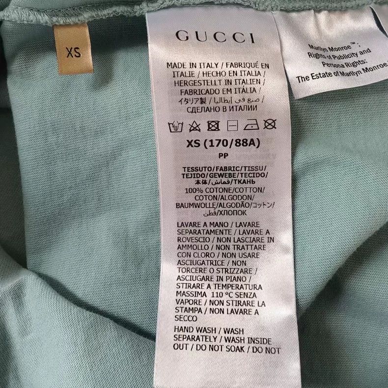 Gucci Gucci Letter Logo Apple Print Round Neck Short-sleeved T-s Size XS / US 0-2 / IT 36-38 - 4 Thumbnail