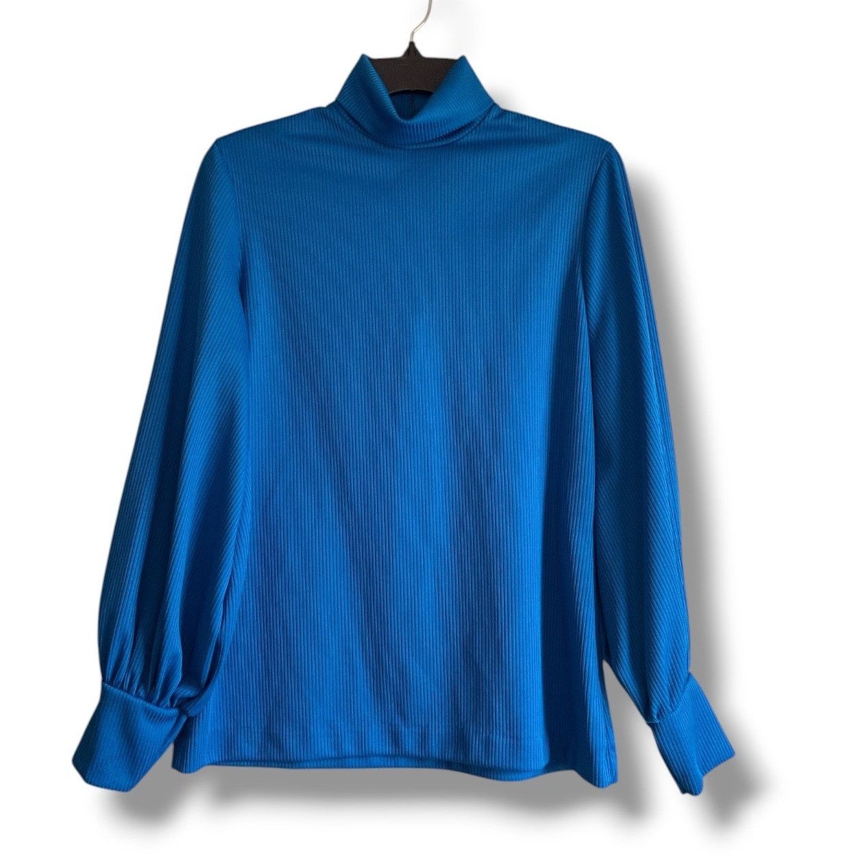 Vintage Vintage 70s Pykettes ribbed true turtleneck bishop sleeves Size XL / US 12-14 / IT 48-50 - 9 Thumbnail