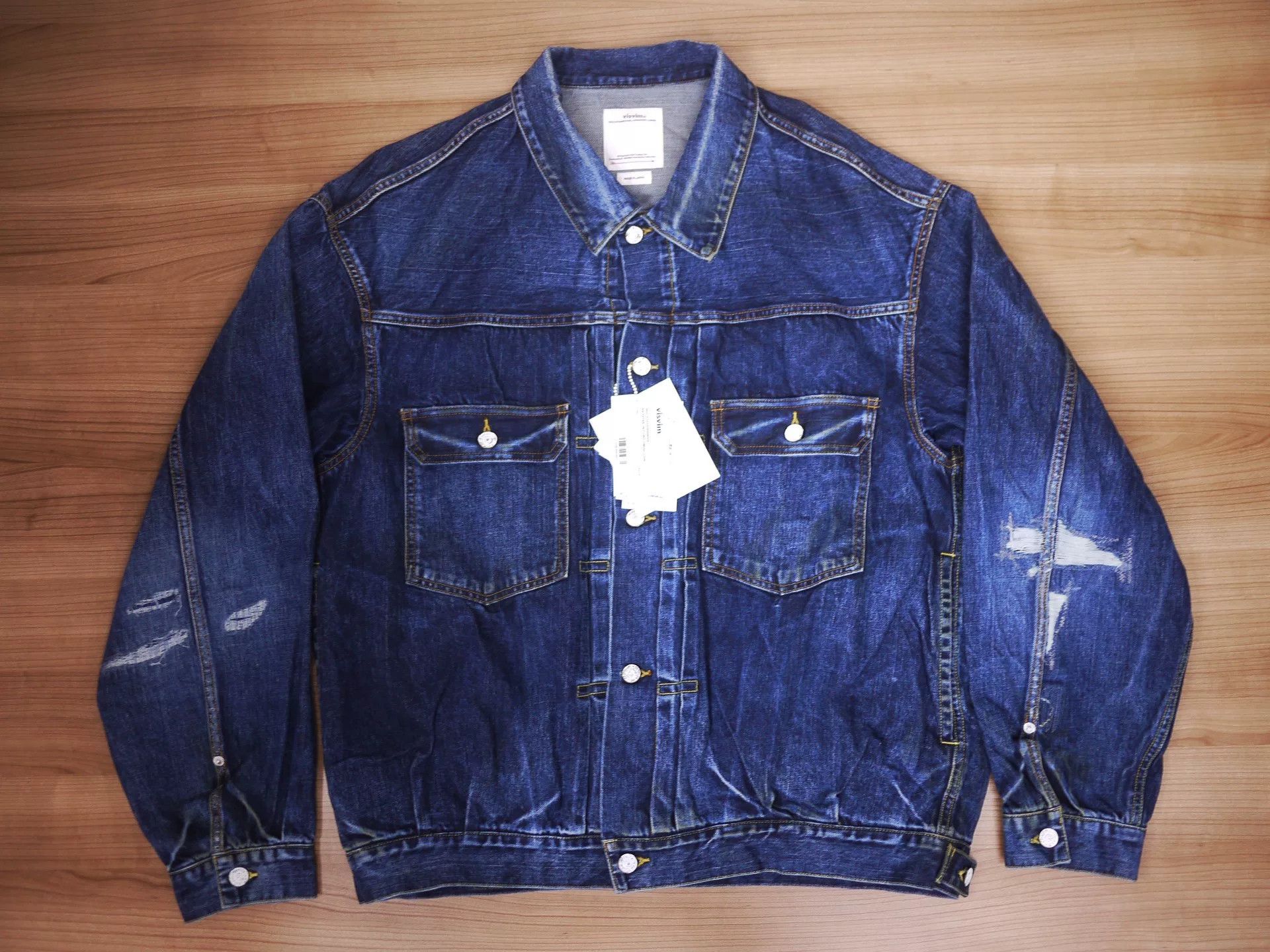 visvim 101xx denim jacket dry 1006