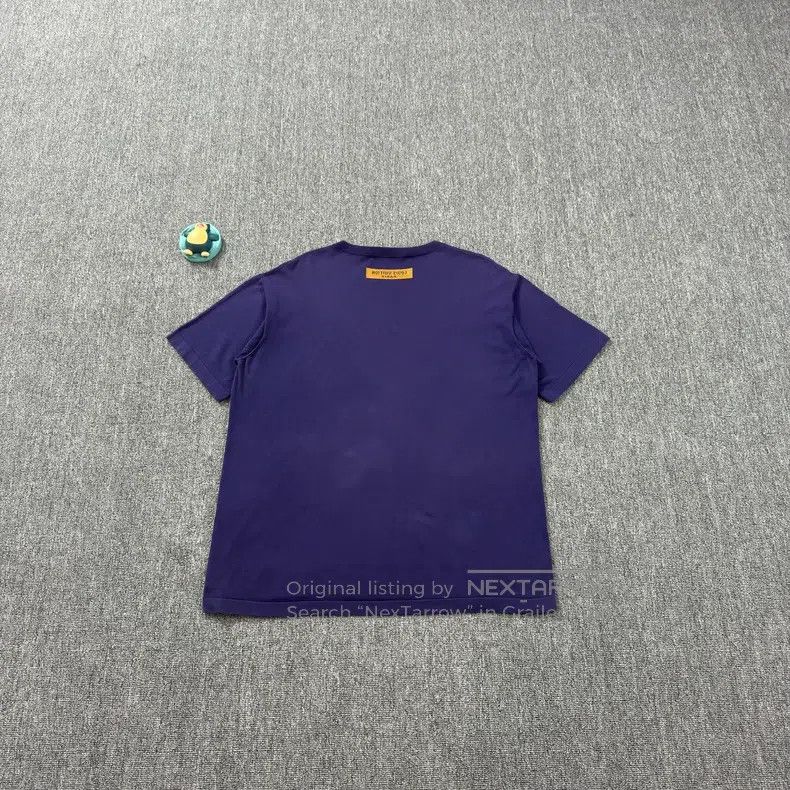 Louis Vuitton Louis Vuitton Sapphire Blue Grass Slogan Short Sleeve Size US XL / EU 56 / 4 - 2 Thumbnail