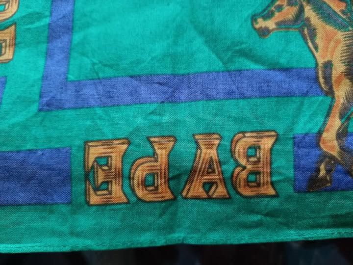 Bape BAPE Double Ape Head Scarf 'Green' Size ONE SIZE - 3 Thumbnail