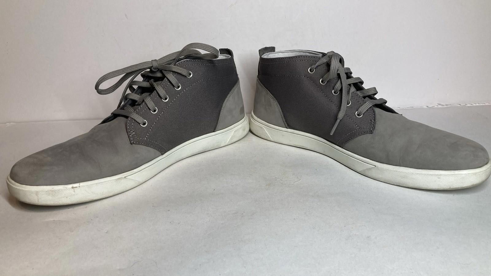 Timberland Men’s Size 10.5 Timberland Gray Davis Square Fabric Leather Size US 10.5 / EU 43-44 - 6 Thumbnail