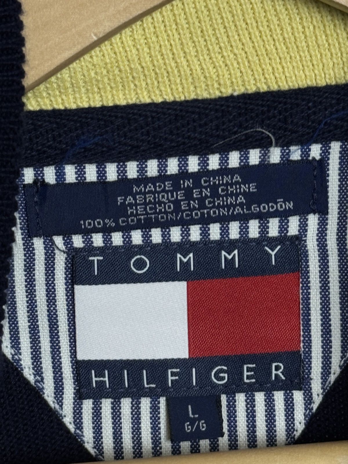 Tommy Hilfiger Tommy Hilfiger men's navy blue quarter-zip pullover sweater. Size US L / EU 52-54 / 3 - 10 Thumbnail