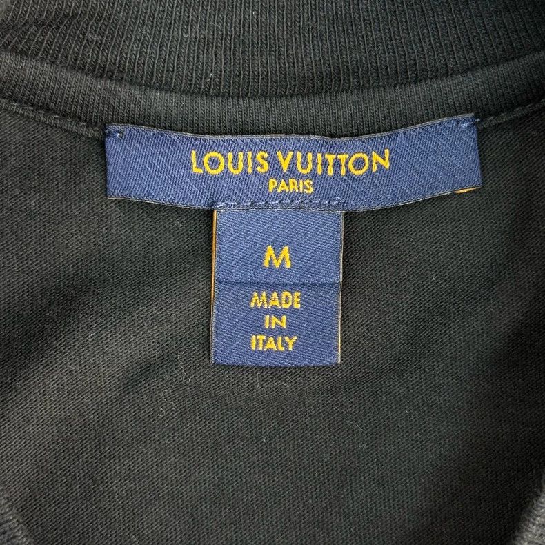 Louis Vuitton Louis Vuitton Black monogrammed chain short sleeves 2505-Ne Size US M / EU 48-50 / 2 - 5 Thumbnail