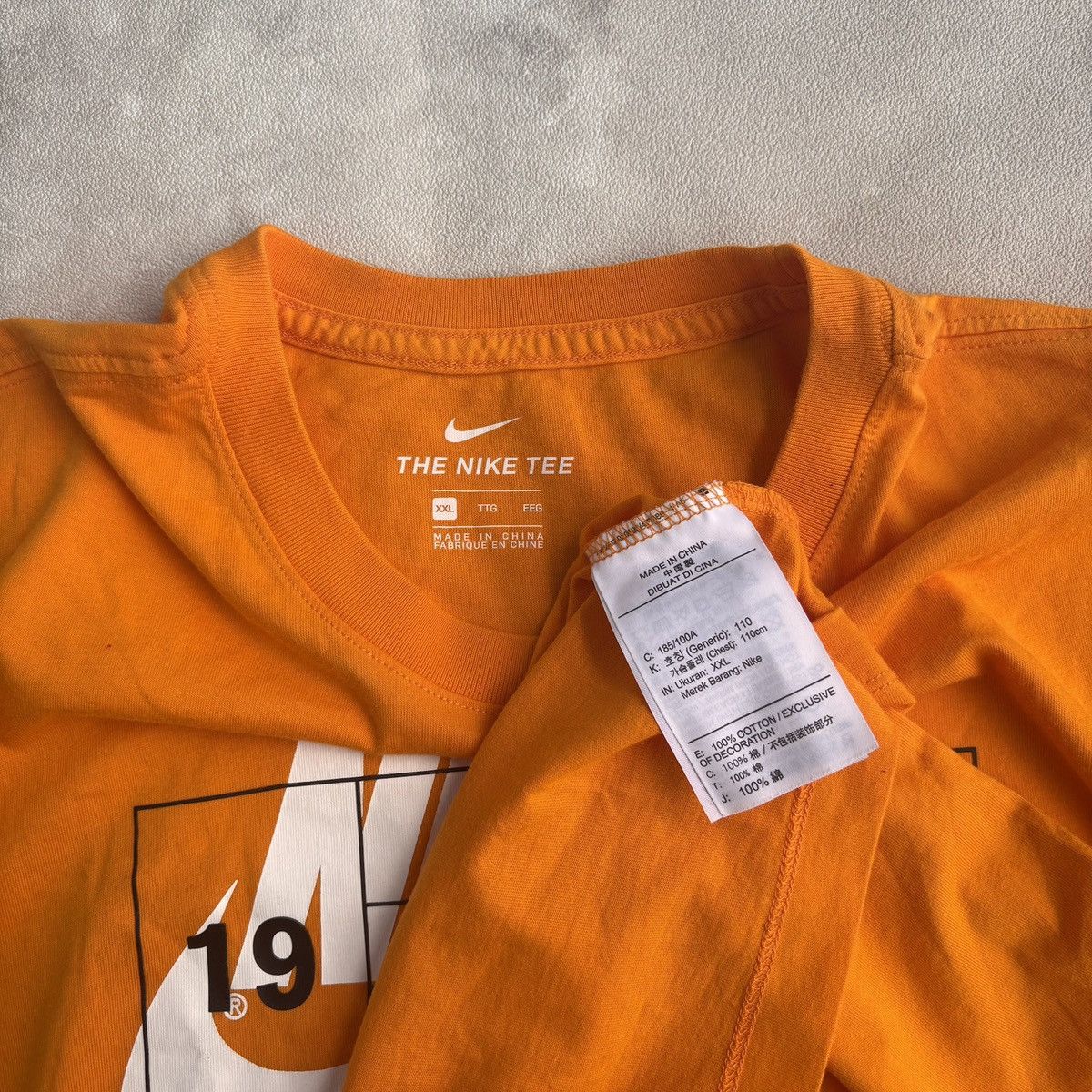 Nike Nike Classic Tee Sportswear "JUST DO IT" Size US XL / EU 56 / 4 - 3 Thumbnail