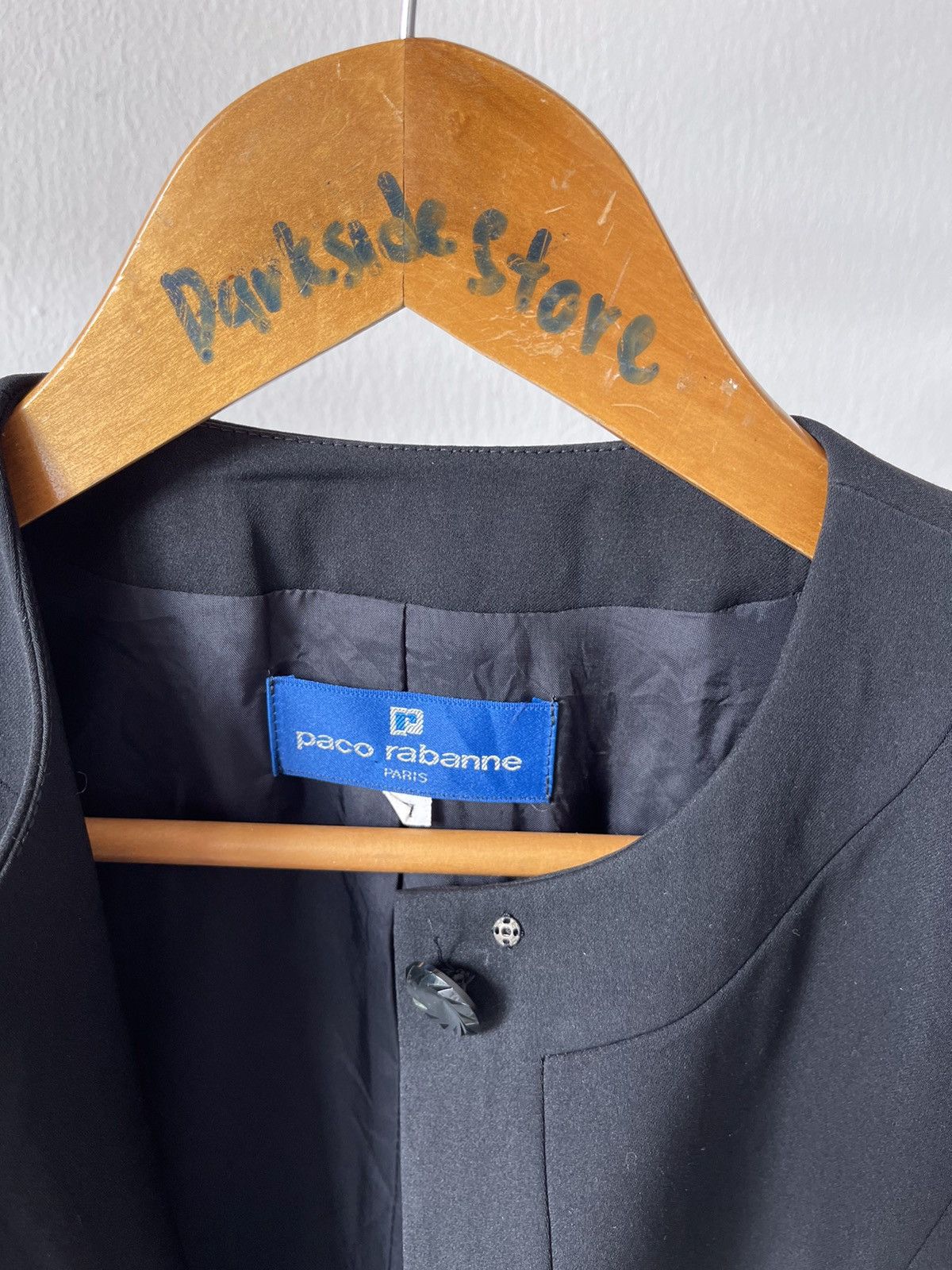 Paco Rabanne 80s Paco Rabanne Crop blazer Size S / US 4 / IT 40 - 11 Thumbnail