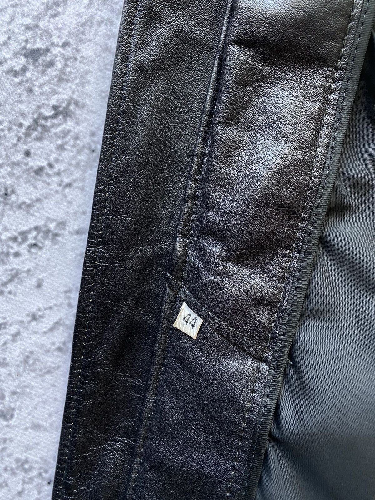 Other Steinmark men’s rare leather motorcycle jacket talon zipper Size US S / EU 44-46 / 1 - 18 Thumbnail