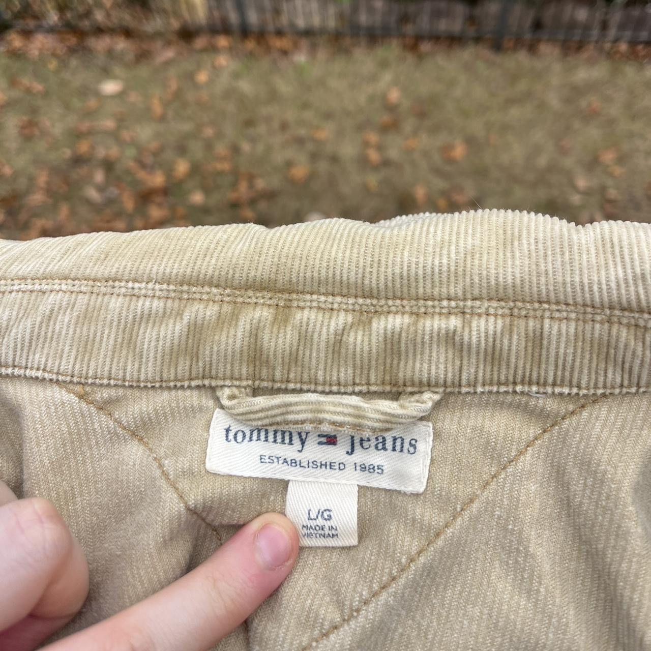 Tommy Jeans Women’s Tommy Jeans Corduroy Jacket with Zipper and Pockets Size L / US 10 / IT 46 - 4 Thumbnail