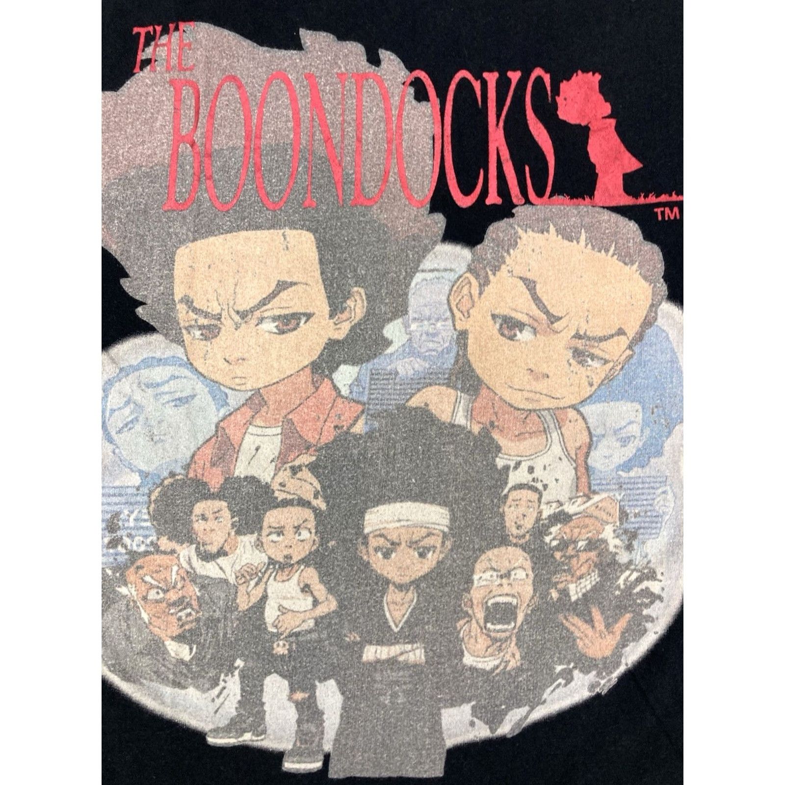 Vintage VINTAGE The Boondocks Graphic T-shirt Men Medium Black Short Sleeve Anime TV Size US M / EU 48-50 / 2 - 2 Thumbnail