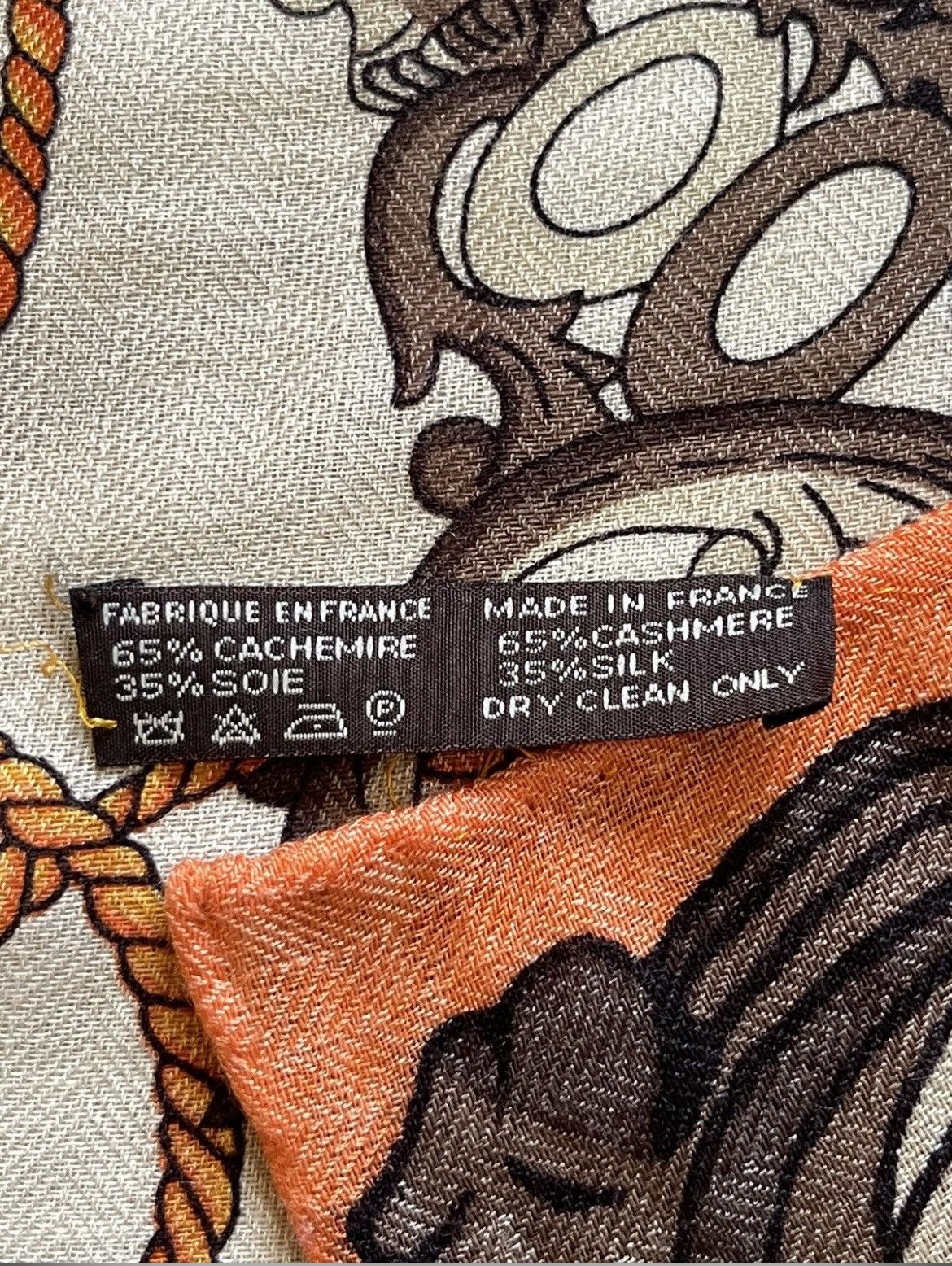 Hermes Hermes Les Cles Blanket Cashmere Scarft Size ONE SIZE - 4 Thumbnail