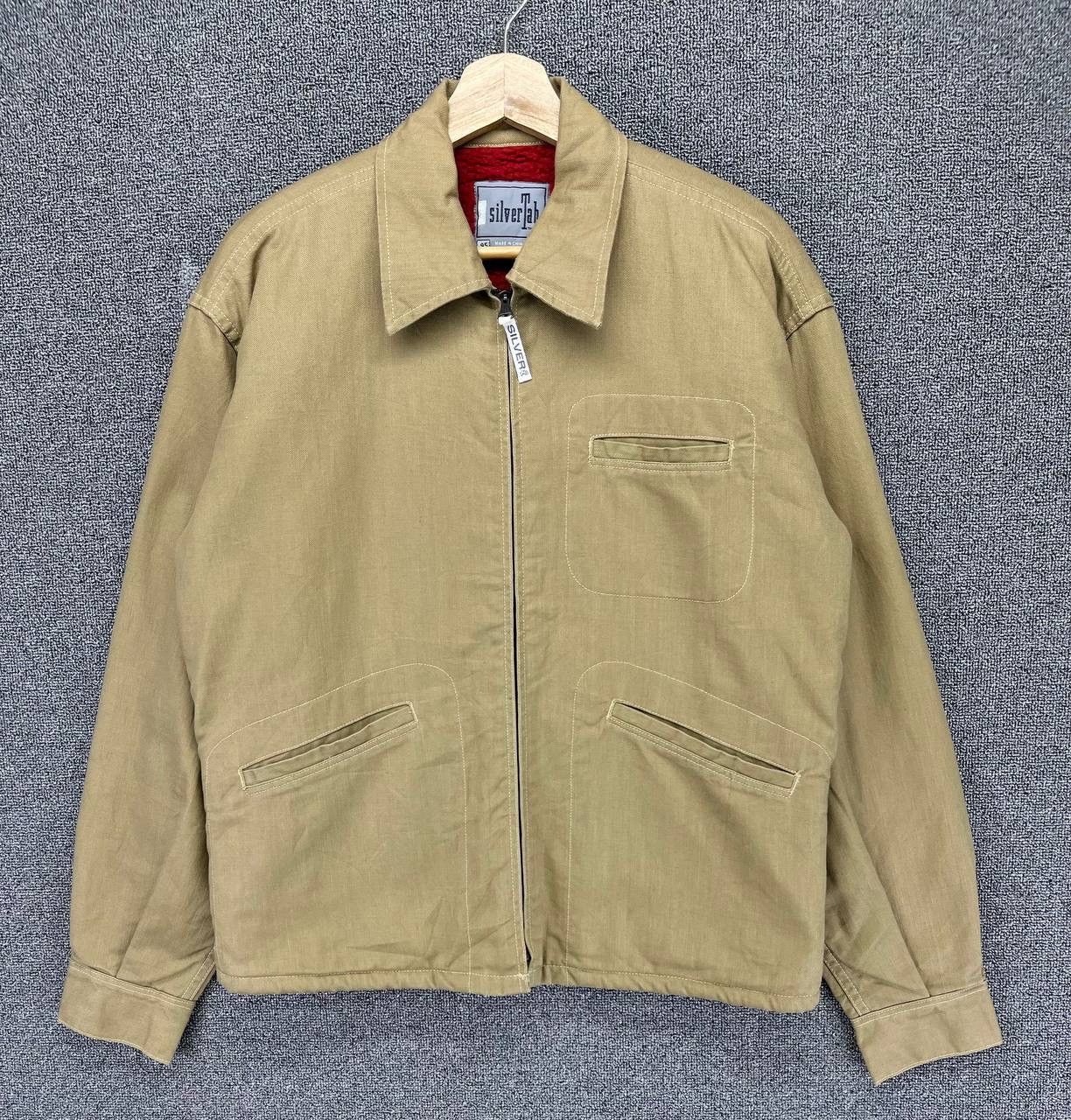 Levi's Vintage Levis Silver Tab Rare Zip Up Chore Jacket Size US M / EU 48-50 / 2 - 1 Thumbnail