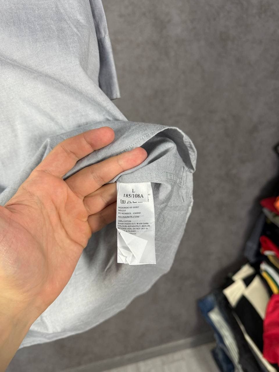 Allsaints Allsaints designer logo shirt Size US L / EU 52-54 / 3 - 4 Thumbnail