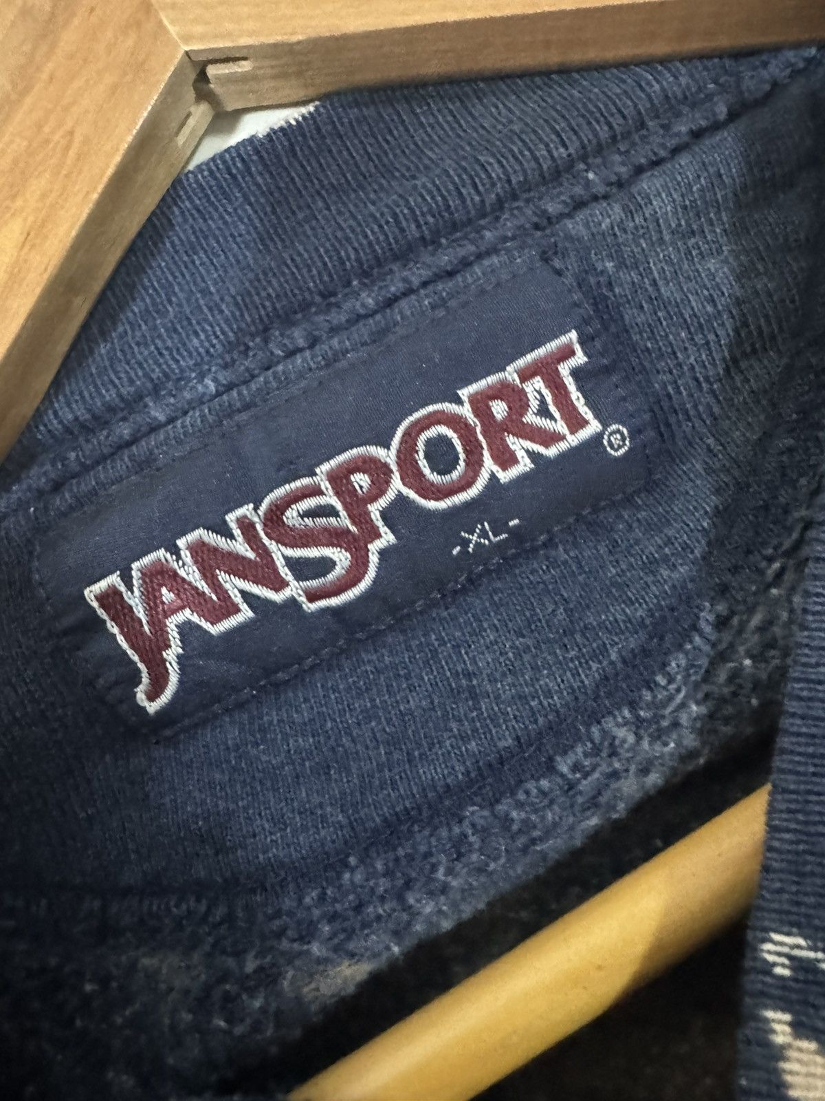 Jansport × Vintage Vintage Jansport Villanova Acid Wash Sweatshirt Size US XL / EU 56 / 4 - 7 Thumbnail