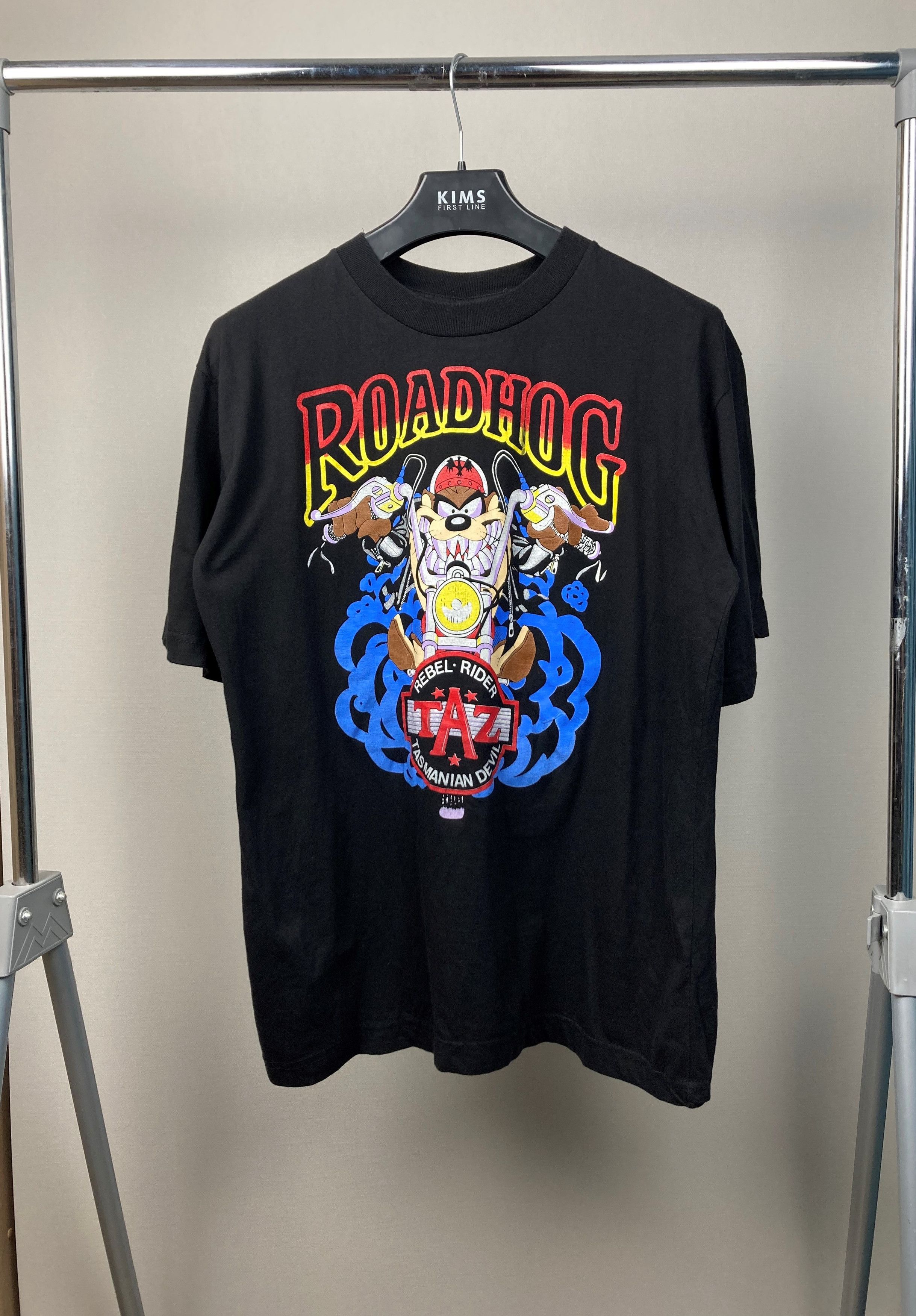 Vintage TAZ Roadhog USA Vintage Moto Racing Black Crewneck Tshirt Size US L / EU 52-54 / 3 - 1 Thumbnail