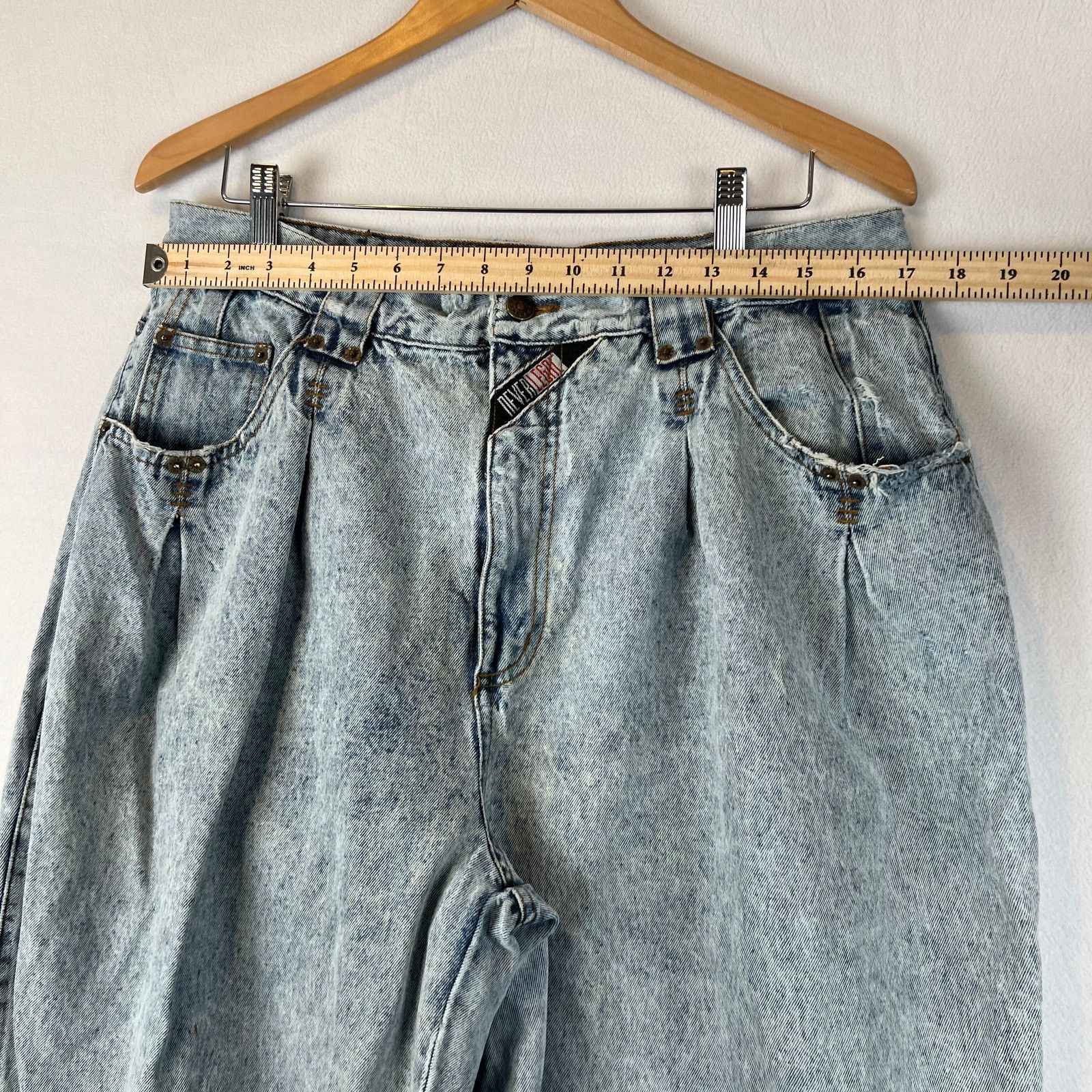 Other Sergio Never Legal Jeans Mens 38x34 Blue Acid Wash 90s Denim Size US 38 / EU 54 - 7 Thumbnail