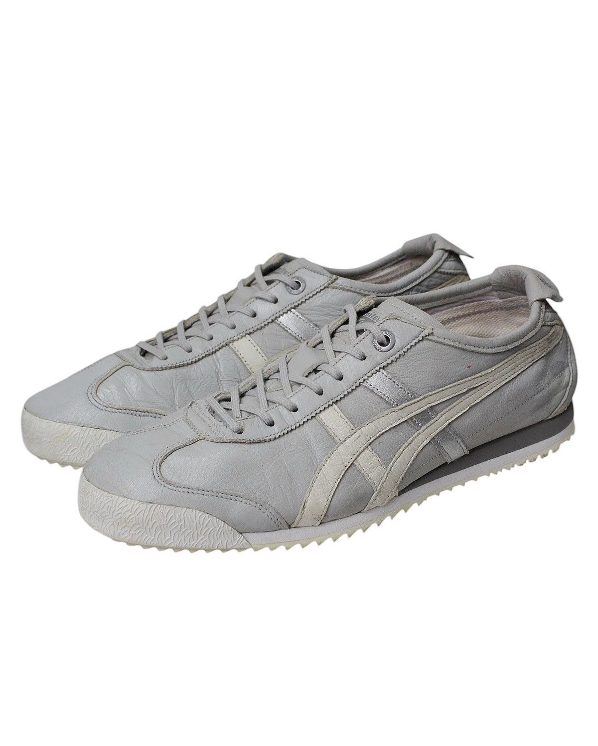 Asics × Onitsuka Tiger × Vintage ONITSUKA TIGER MEXICO 66 DELUXE – GREY LEATHER Size US 6 / EU 39 - 3 Thumbnail