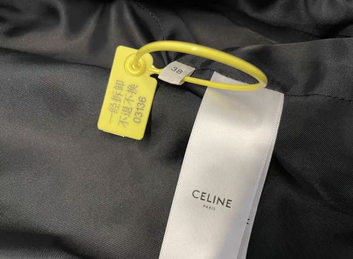 Celine Celine Vintage Wool Gold-Button Jacket J31 Size US XXS / EU 40 - 6 Thumbnail