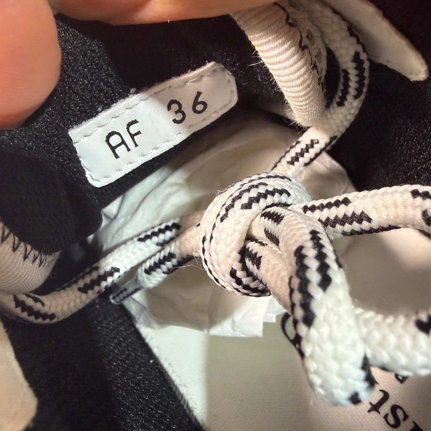 Dior DIOR CHRONO black and white trainers 36 Size US 5 / IT 35 - 7 Thumbnail