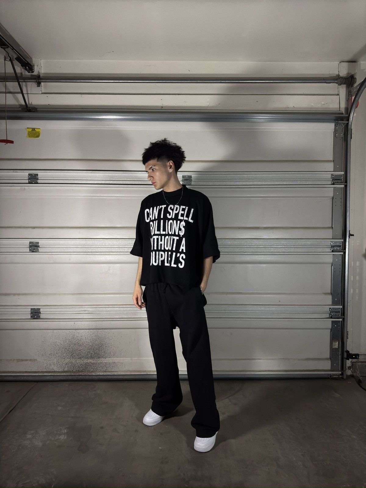 Vintage EVERYONESINS BILLION$ DOUBLE LAYER BOX TEE Size US L / EU 52-54 / 3 - 3 Thumbnail