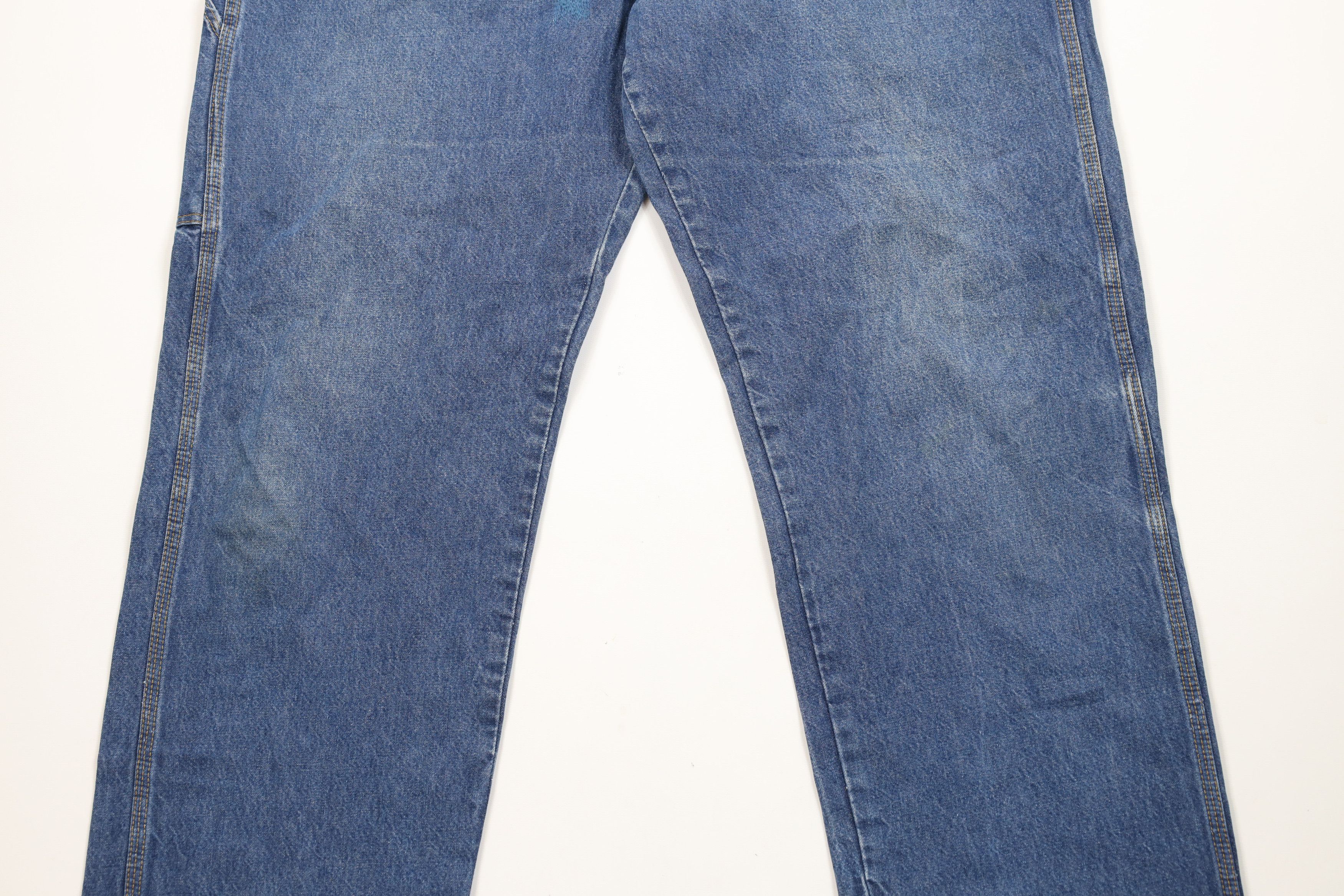 Vintage Vintage 70s Streetwear Wide Leg Dungaree Denim Jeans USA Size US 36 / EU 52 - 3 Thumbnail