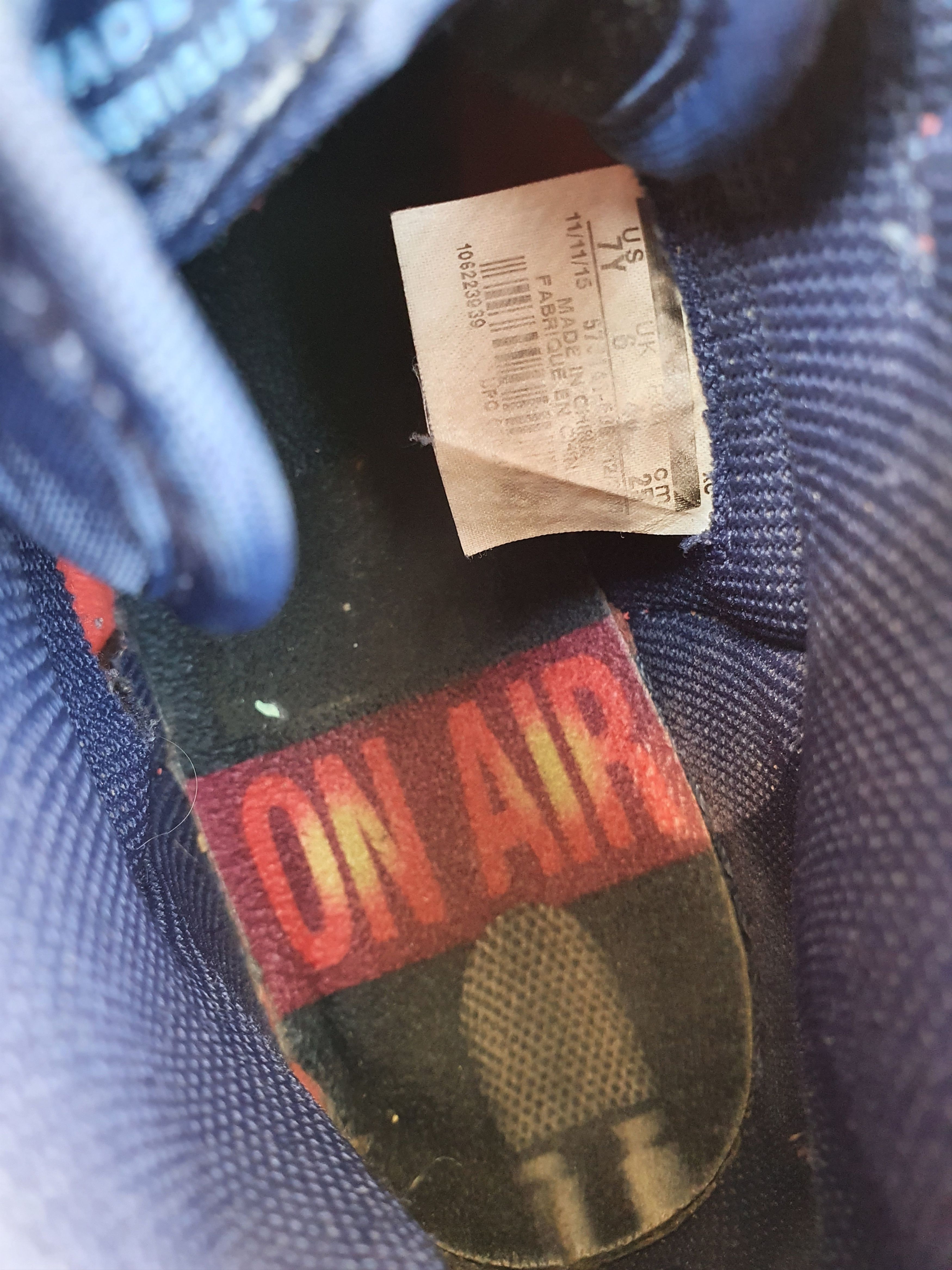 Jordan Brand × Nike 2015 Vintage Nike Air Jordan 1 Retro David Letterman (GS) Size US 7 / EU 40 - 5 Thumbnail