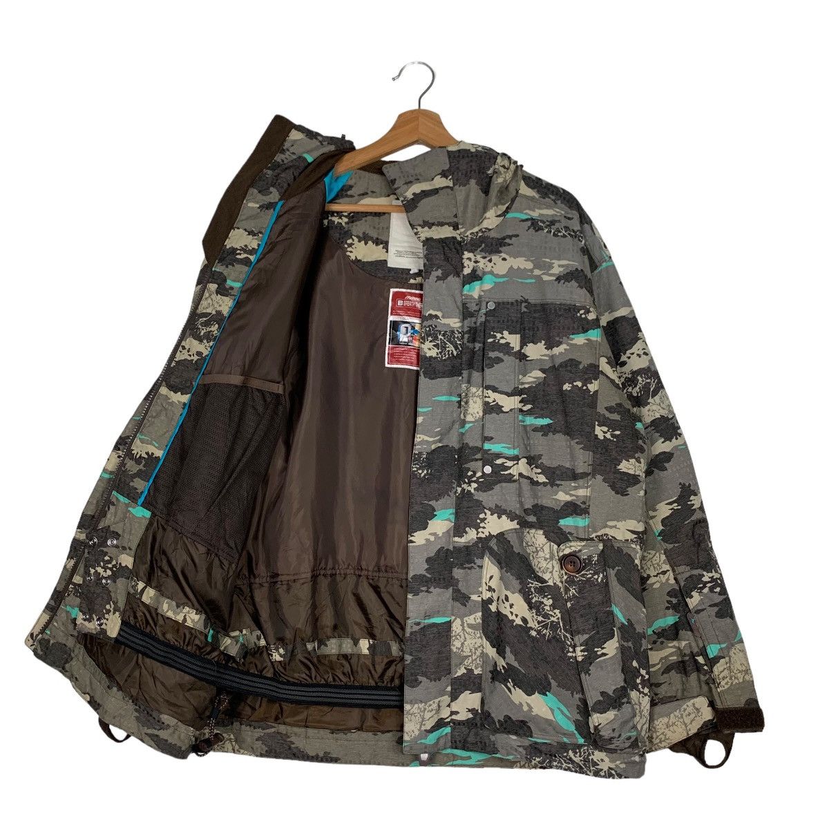 Mizuno MIZUNO Breath Thermo Snow Gear Camo Hoodie Jacket #0265-C12 Size US S / EU 44-46 / 1 - 11 Thumbnail