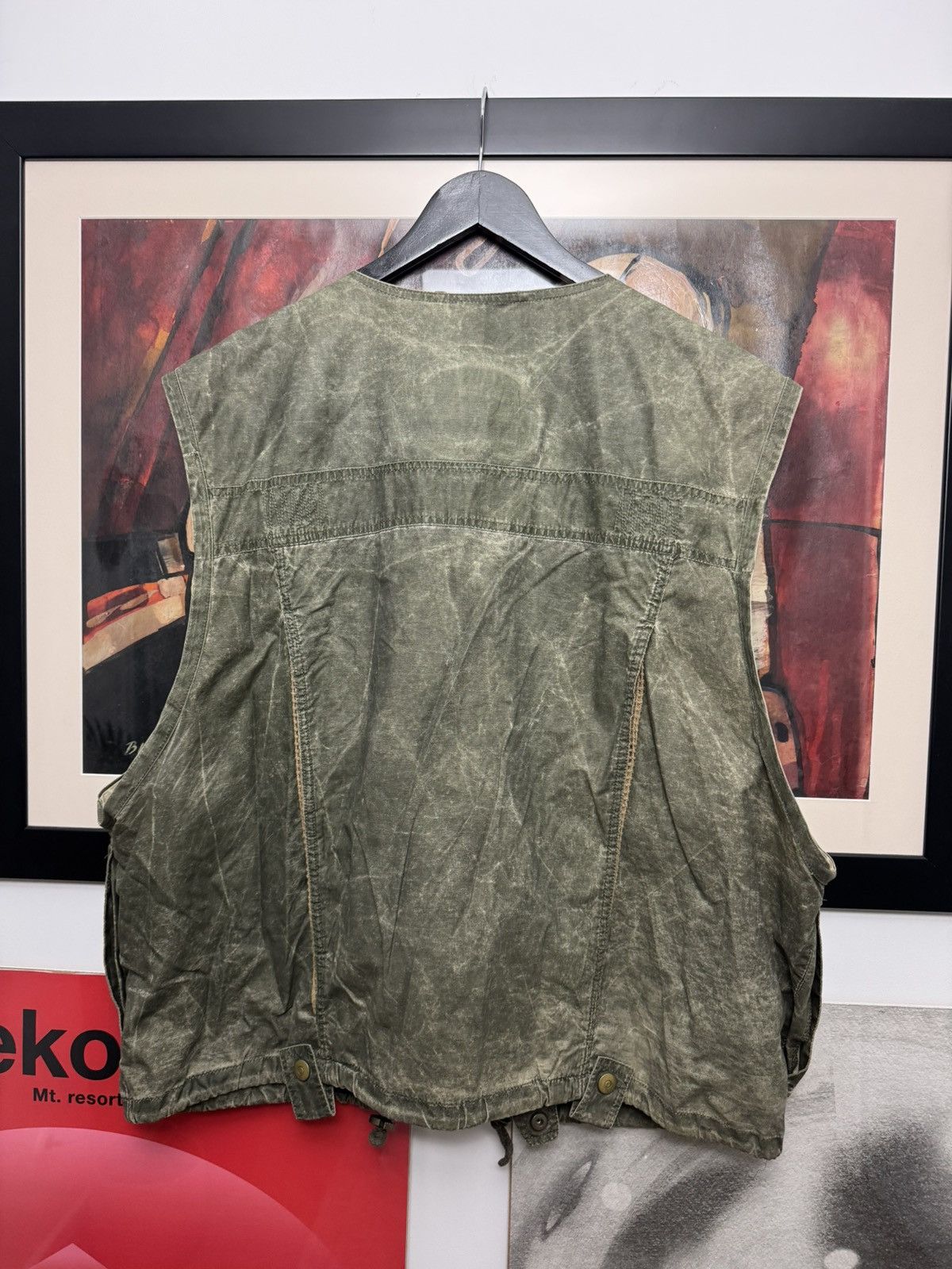 Camel Camel Trophy Adventure Wear Waxed Vest Vintage 90s Pockets Size US XL / EU 56 / 4 - 2 Thumbnail