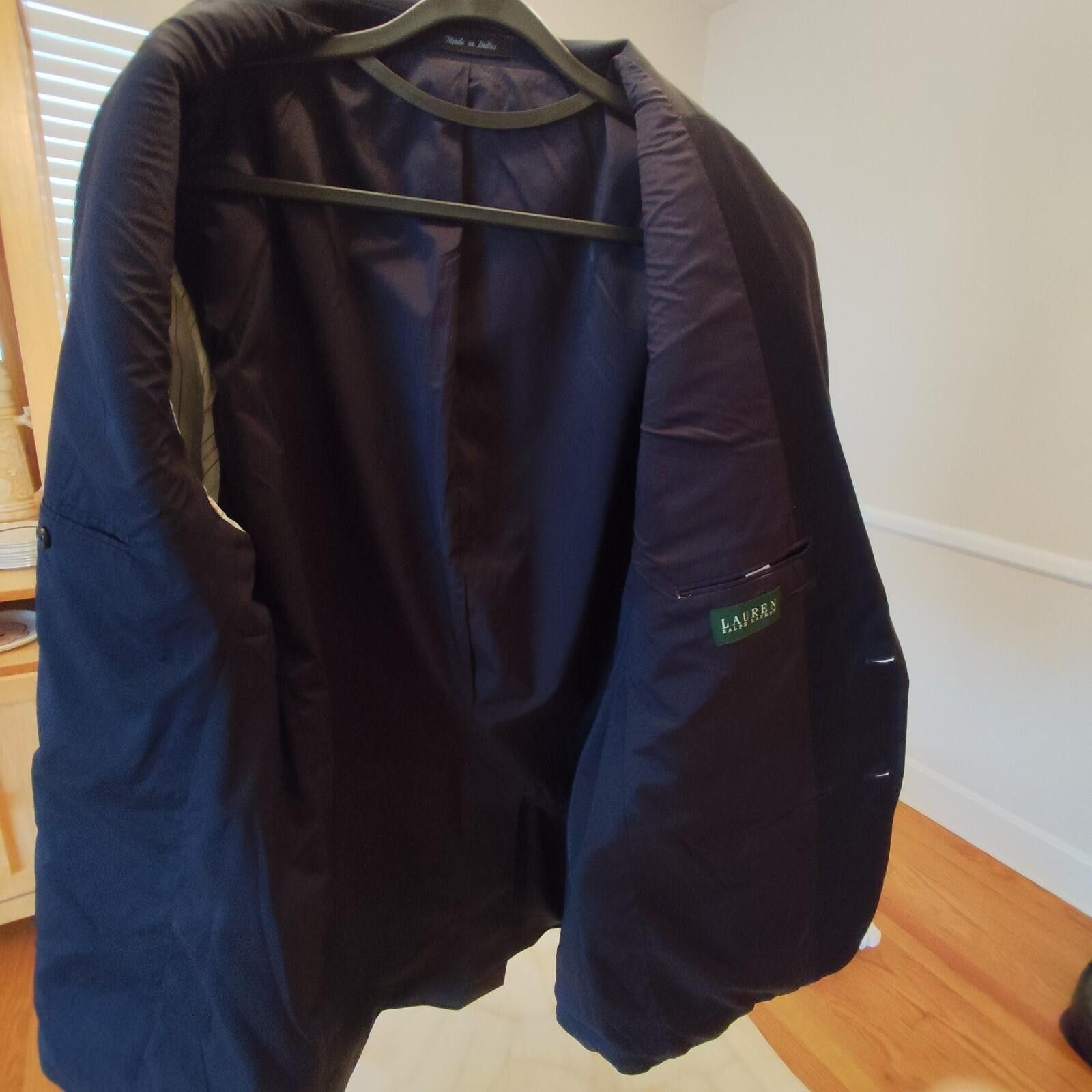 Lauren Ralph Lauren Lauren Ralph Lauren Navy Blue Blazer Gold Buttons 46L Size 46L - 6 Thumbnail