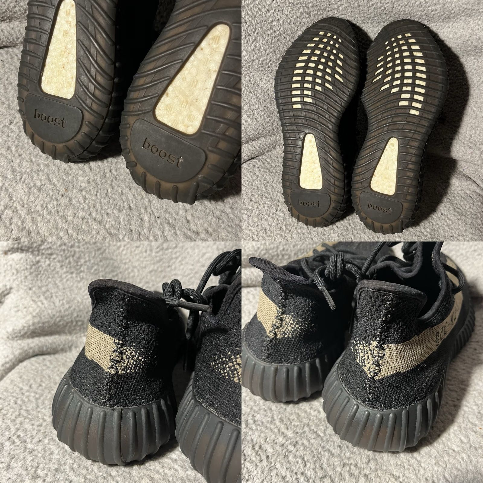 Adidas Adidas Yeezy Boost 350 Core Green Black V2 BY9611 Mens 9.5 2016 Used No Box Size US 10 / EU 43 - 10 Thumbnail
