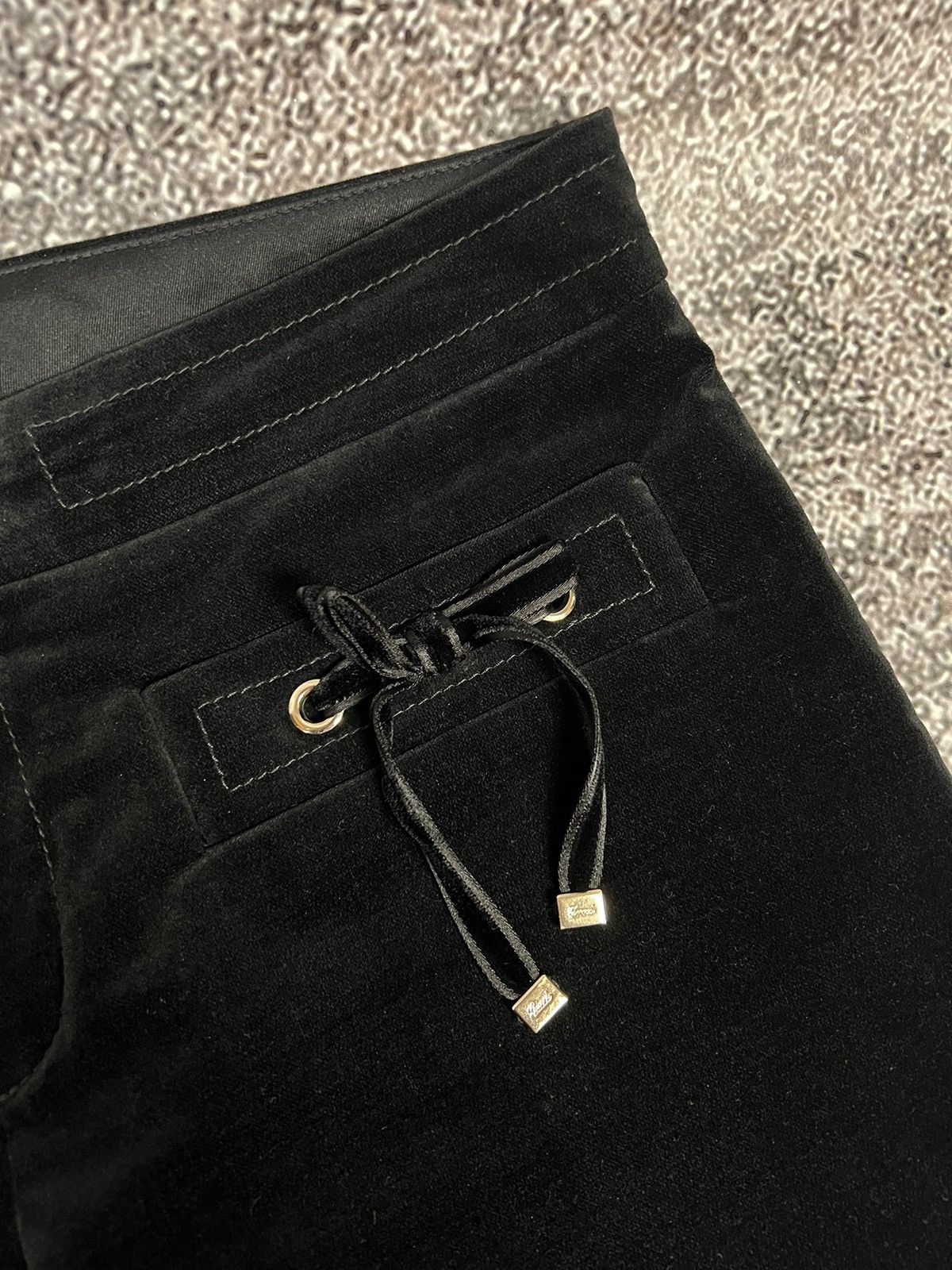 Tom Ford 2006 Gucci Tom Ford Velvet Wide Leg Pants luxury vintage Size 26" / US 2 / IT 38 - 4 Thumbnail