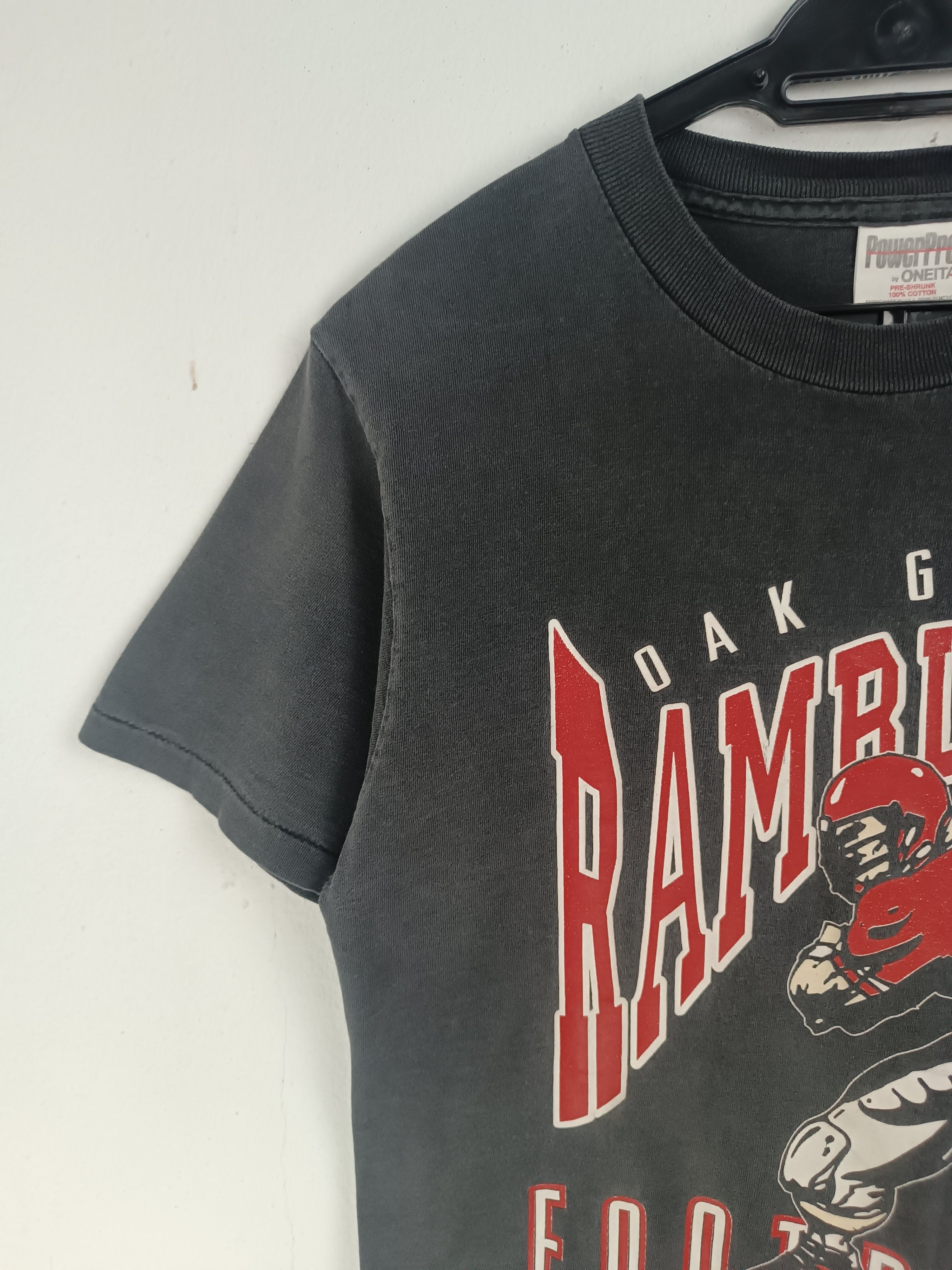 NFL VINTAGE '97 OAK GROVE RAMBLERS FOOTBALL RAZORBACKS TEE Size US S / EU 44-46 / 1 - 5 Thumbnail
