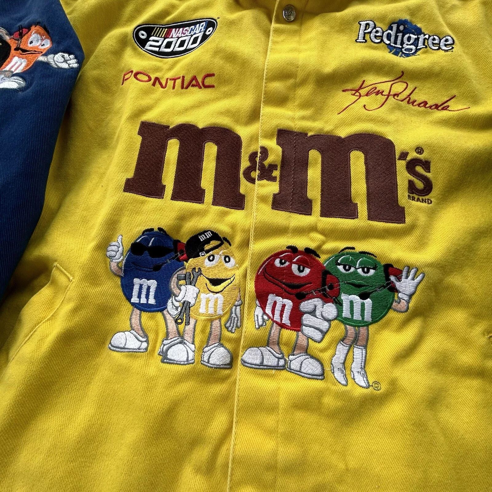 NASCAR Vintage JH Design Nascar M&M’s Ken Schrader #36 Size US XXL / EU 58 / 5 - 11 Thumbnail