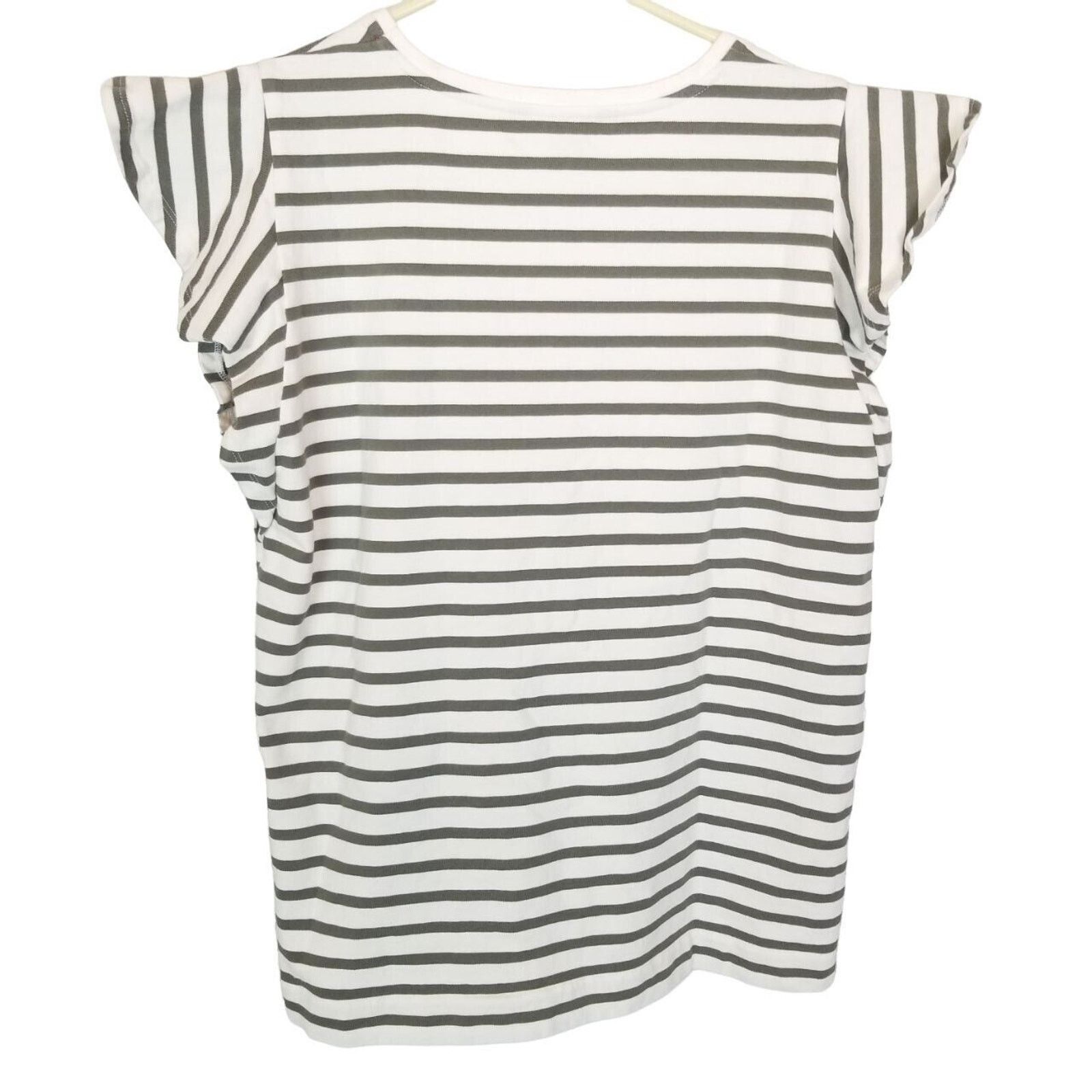 Lauren Ralph Lauren Lauren Ralph Lauren Womens Striped Top Sz L Lace Up Sides Size L / US 10 / IT 46 - 7 Thumbnail
