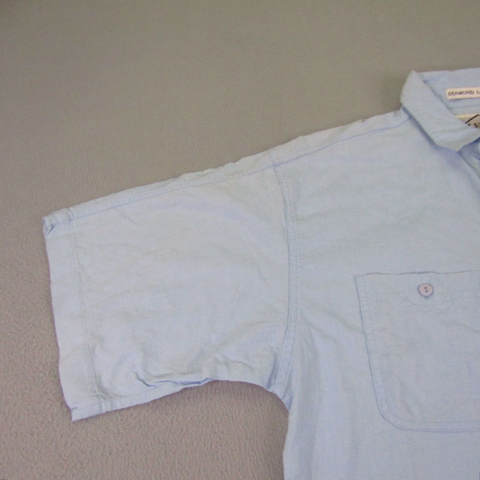 Levi's VINTAGE Levi's Shirt Mens M Blue Diamond Label Button-Up Camp Casual Cotton Size US M / EU 48-50 / 2 - 4 Thumbnail