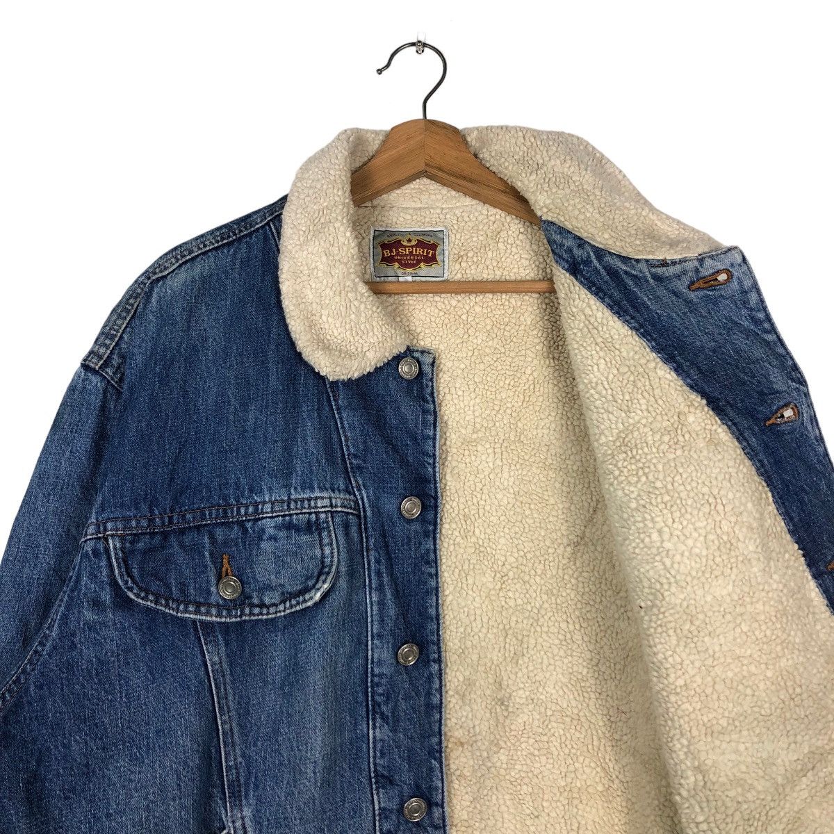 Hysteric Glamour 🔥Cropped Trucker Denim Jacket Biker BJ Spirit Japan Made Size US L / EU 52-54 / 3 - 12 Thumbnail