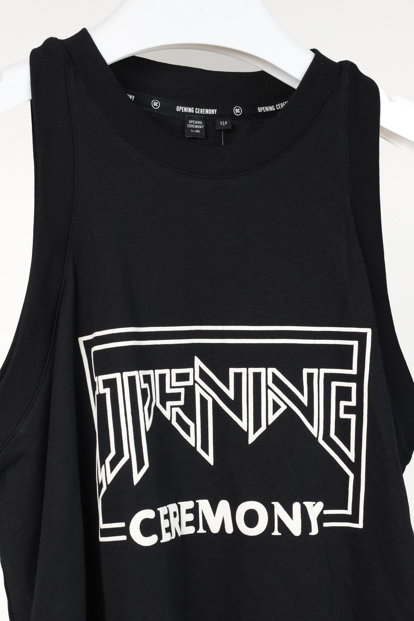 Opening Ceremony Opening Ceremony Black Logo-Graphic Cropped Tank Size S / US 4 / IT 40 - 3 Thumbnail