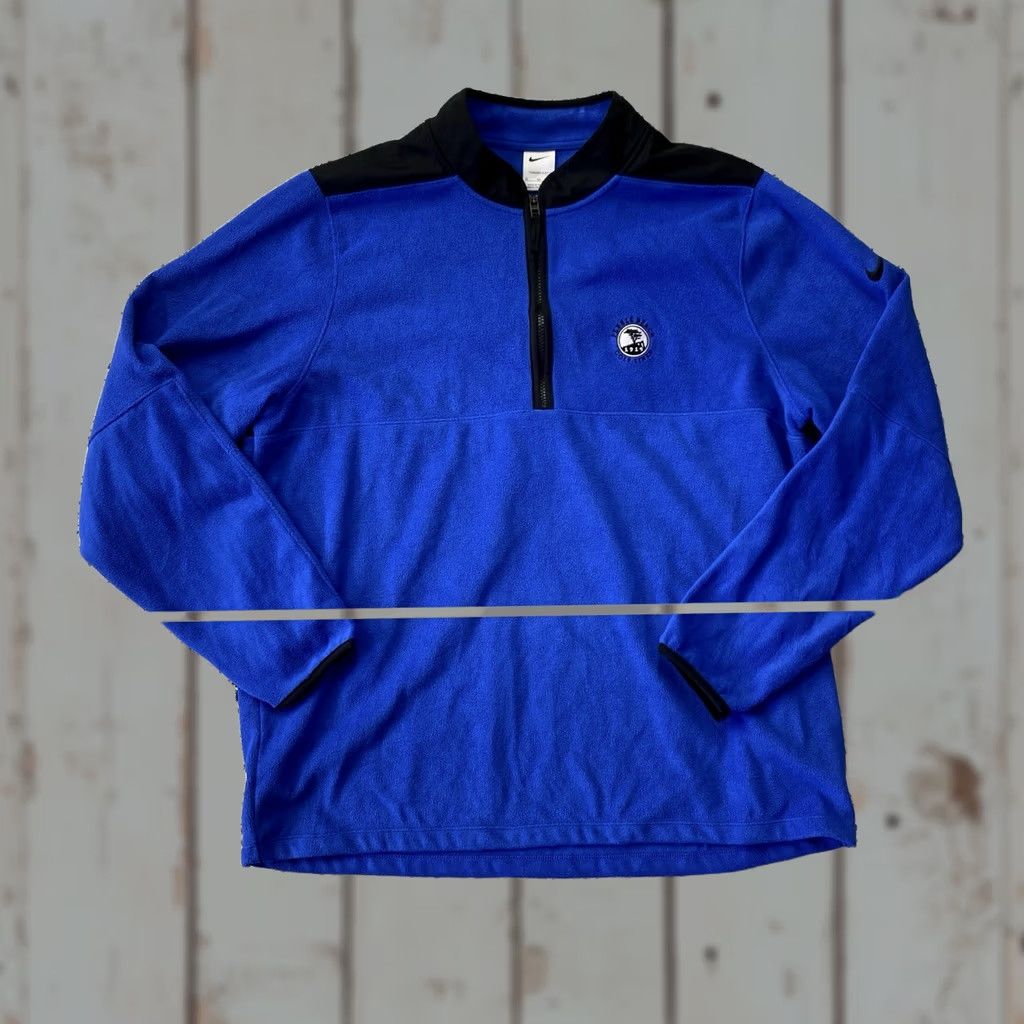 Nike Nike Golf Pullover Mens XL Blue Fleece 1/4 Zip Pebble Beach Size US XL / EU 56 / 4 - 1 Thumbnail