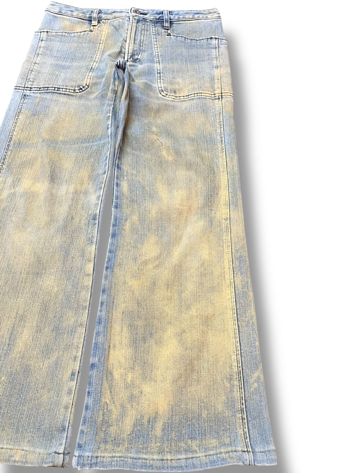 Michel Klein Vintage A.V.V Michael Klien Baggy Skater Mudwash Denim Size US 30 / EU 46 - 4 Thumbnail