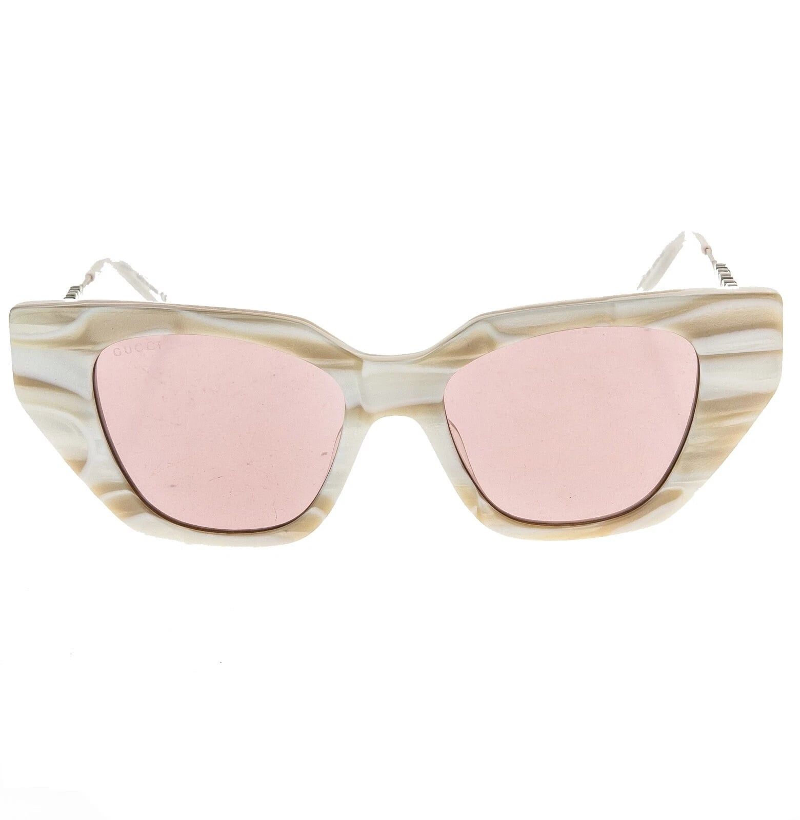 Gucci GUCCI STAR 0641 Silver Pink Crystal Sunglasses GG0641S 004 Size ONE SIZE - 10 Thumbnail
