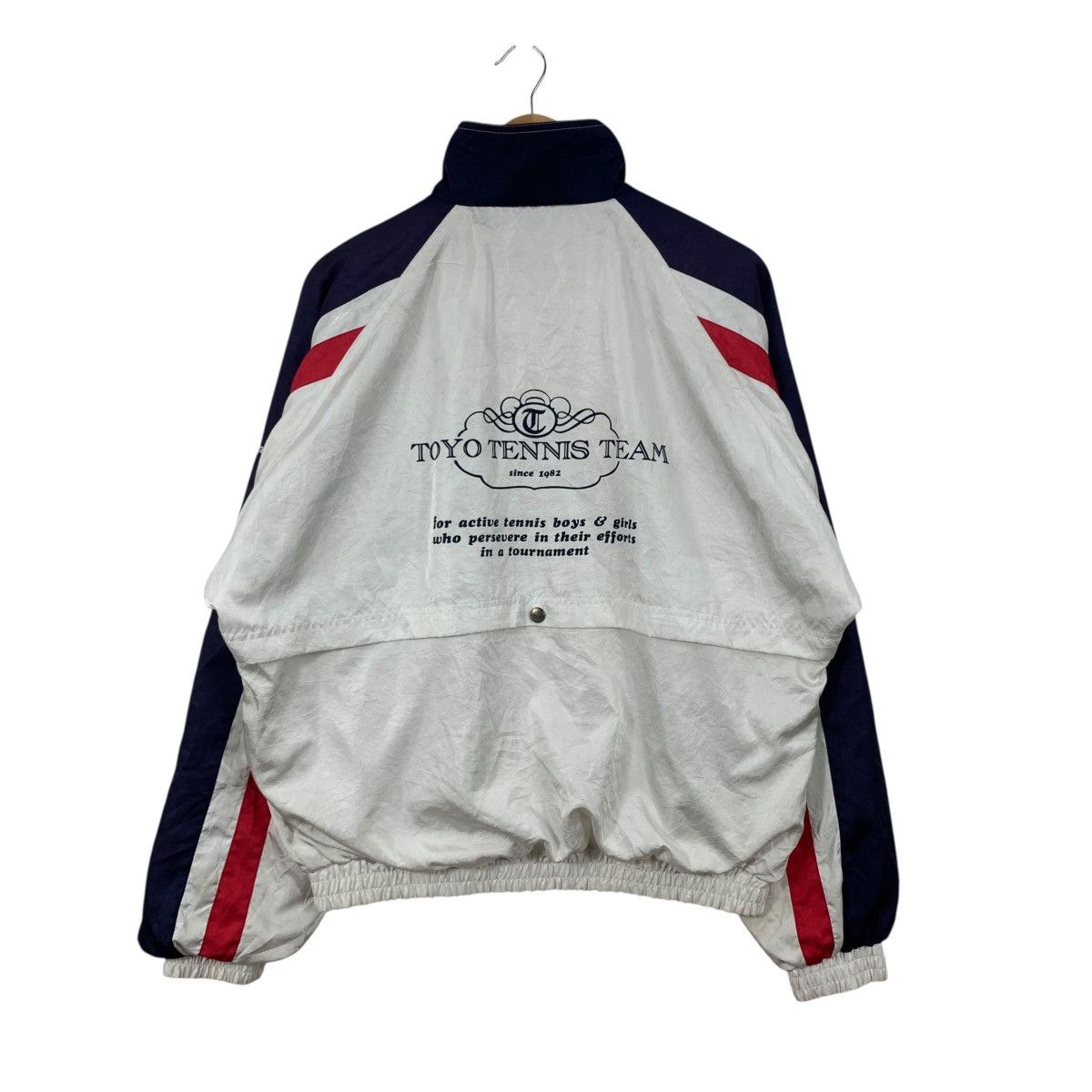 Dunlop Vintage TOYO TENNIS TEAM By Dunlop Windbreaker Light Jacket Size US L / EU 52-54 / 3 - 5 Thumbnail