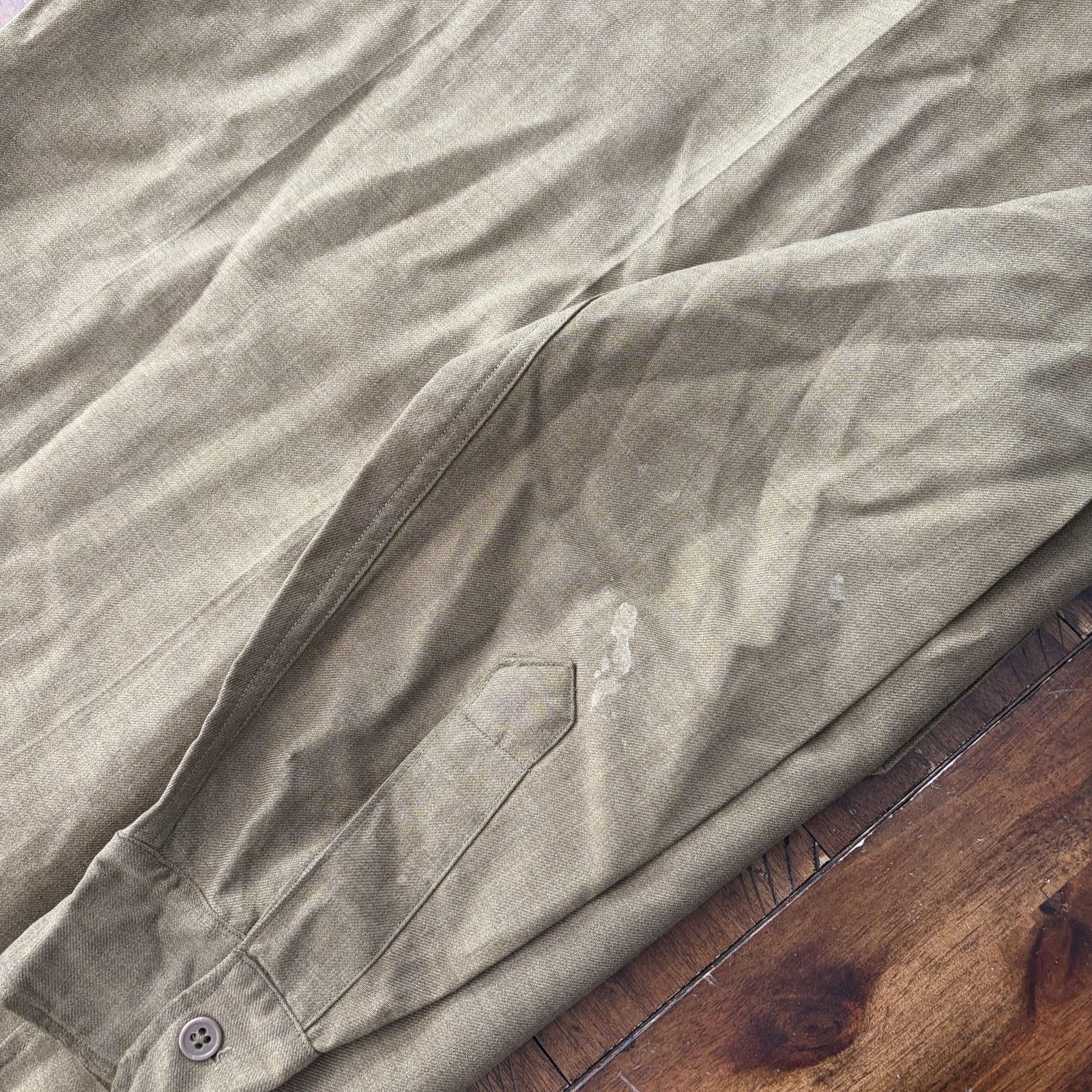 Vintage Vintage La Playa Marlboro Shirt Mens L Wool Blend 1940s Size US L / EU 52-54 / 3 - 13 Thumbnail
