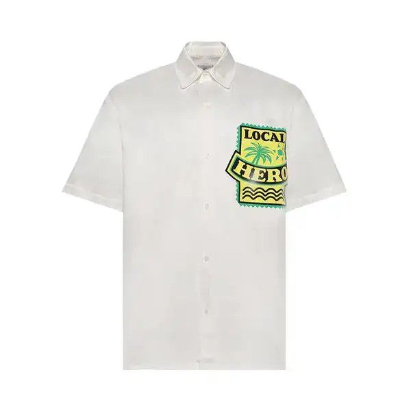 Martine Rose o1mle0326 Short Sleeve Overshirt in White Size US XL / EU 56 / 4 - 1 Preview
