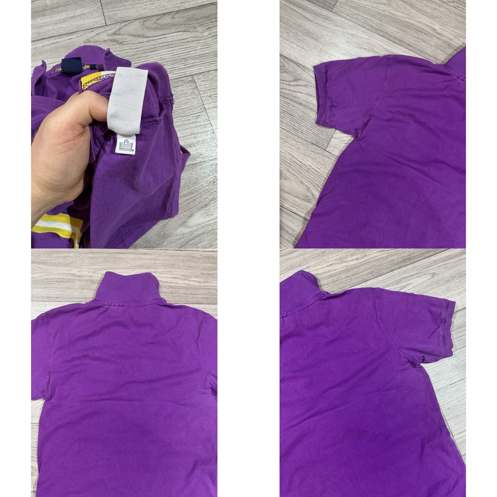 Vintage Admiral Shirt The Socially Distant Sports Bar Club Pêl-Droed Jersey Size M Mens Purple Sports Shirt Size US M / EU 48-50 / 2 - 10 Thumbnail