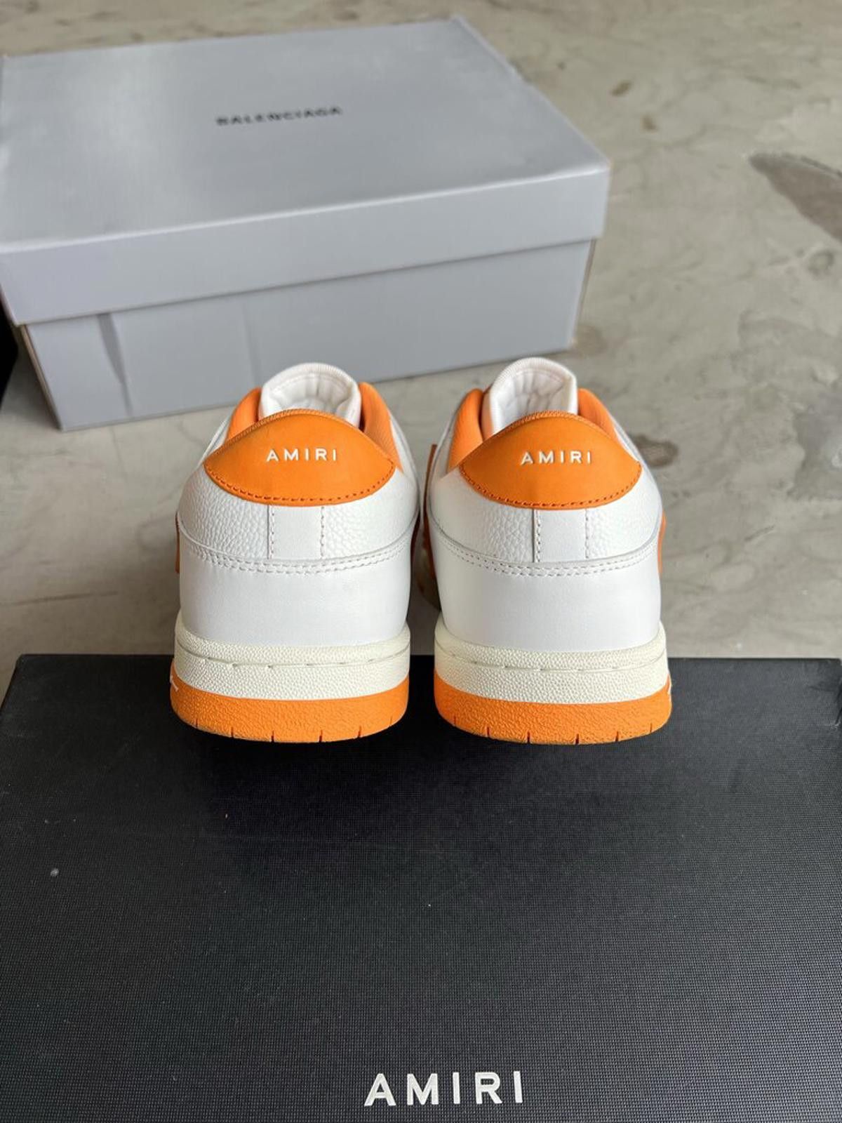 Amiri Amiri Bone Sneaker Orange/White Sz. 48 Size ONE SIZE - 5 Thumbnail